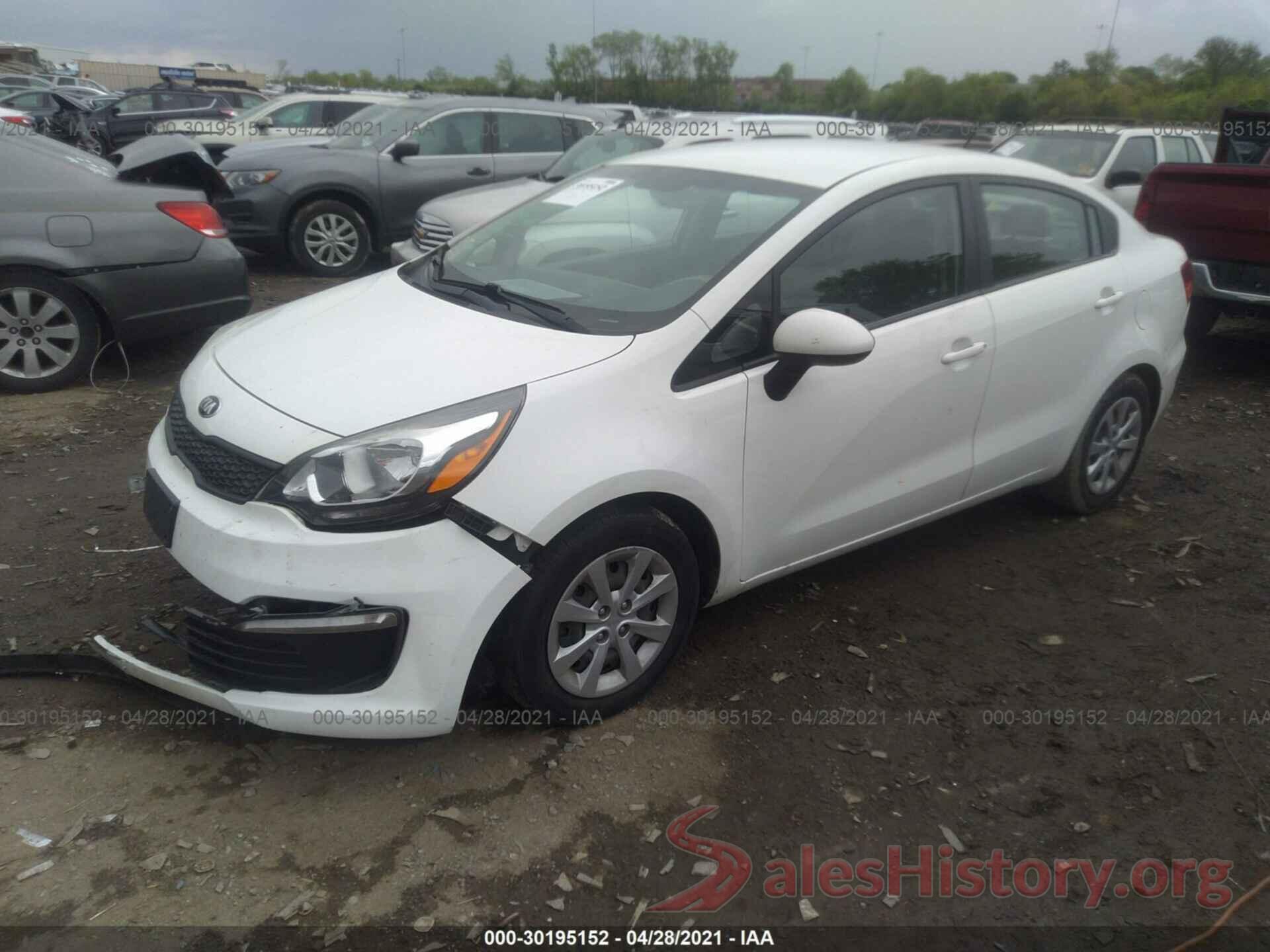 KNADM4A35G6542088 2016 KIA RIO