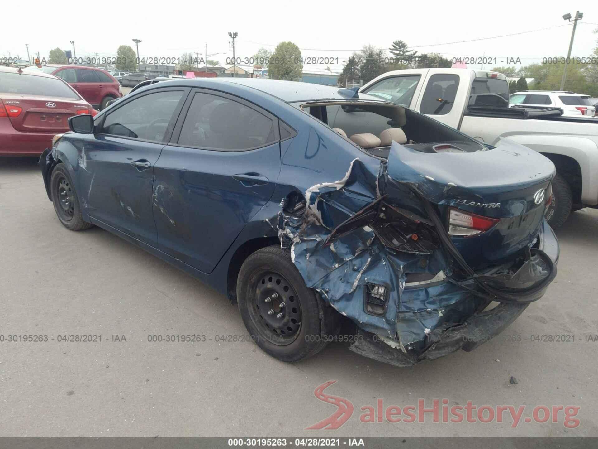 KMHDH4AE9GU567446 2016 HYUNDAI ELANTRA