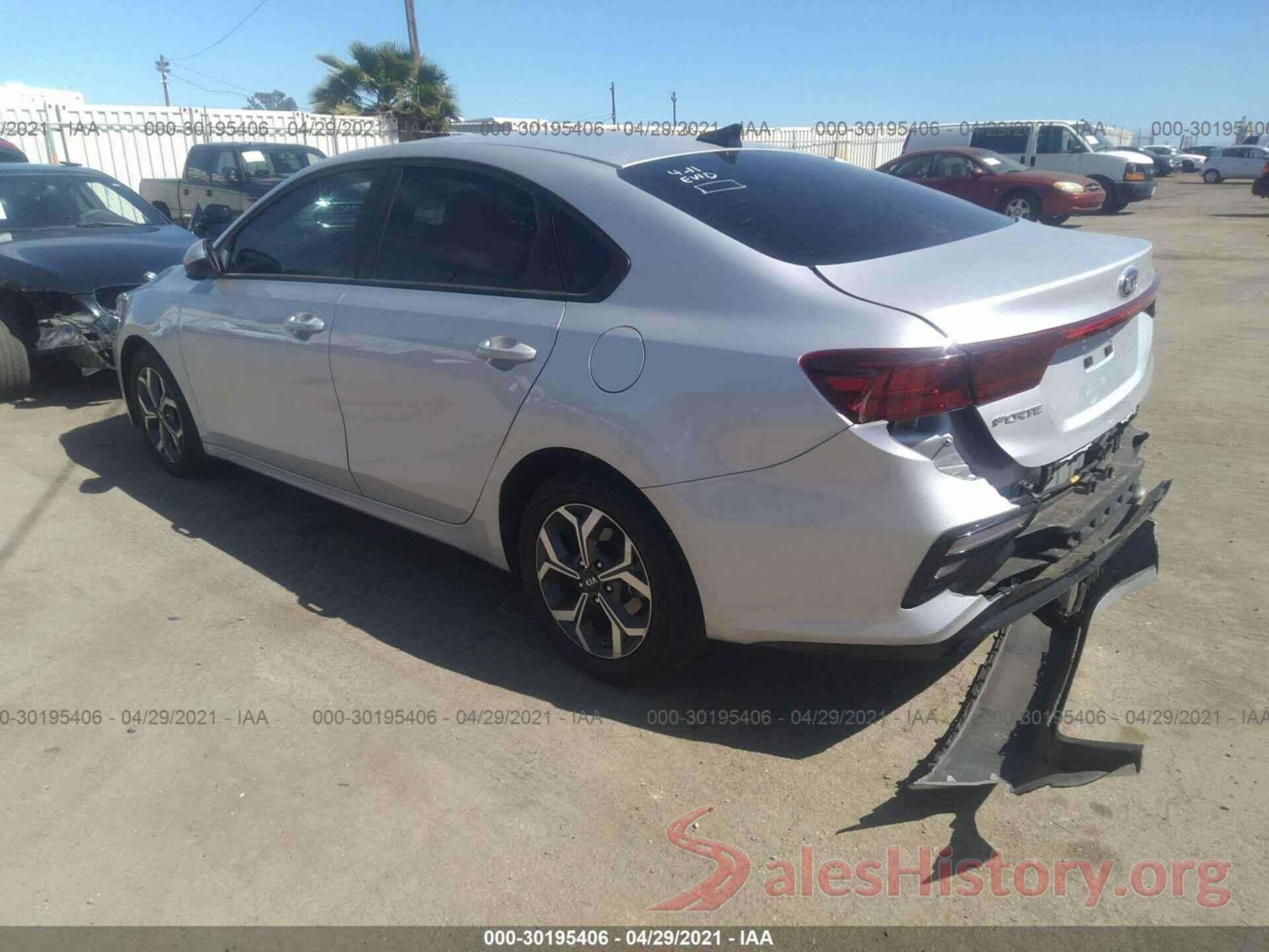 3KPF24ADXLE183917 2020 KIA FORTE