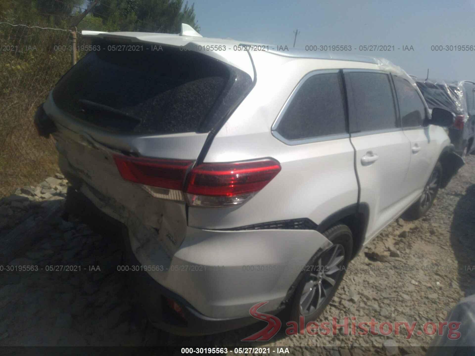 5TDKZRFH4HS521327 2017 TOYOTA HIGHLANDER