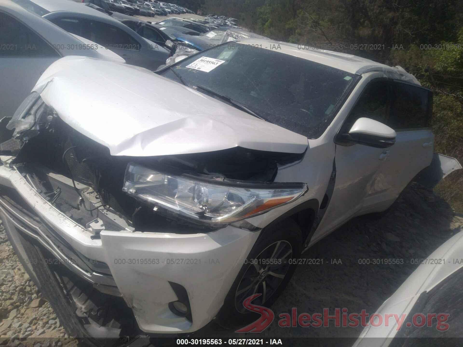 5TDKZRFH4HS521327 2017 TOYOTA HIGHLANDER