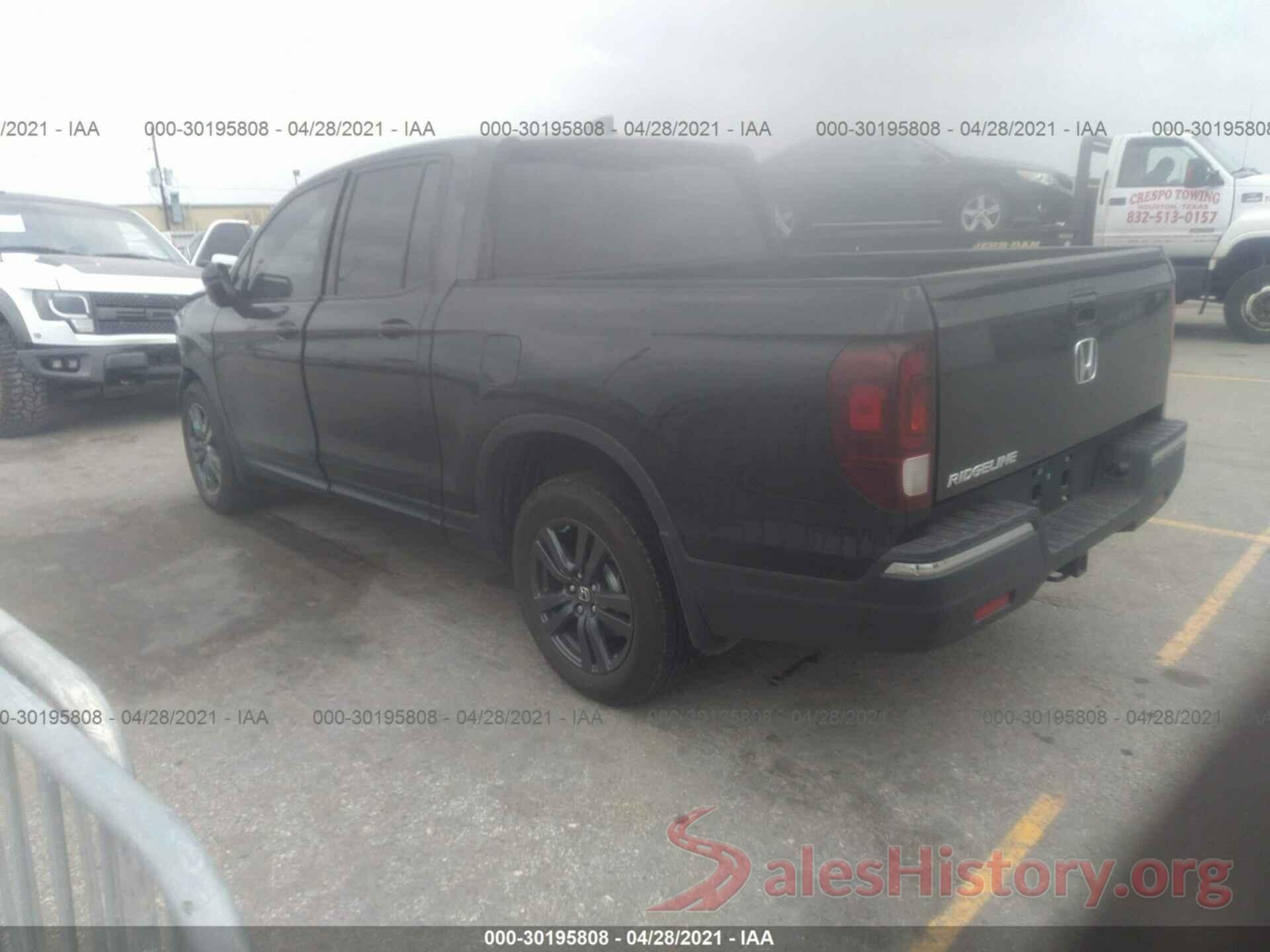 5FPYK2F11LB001017 2020 HONDA RIDGELINE