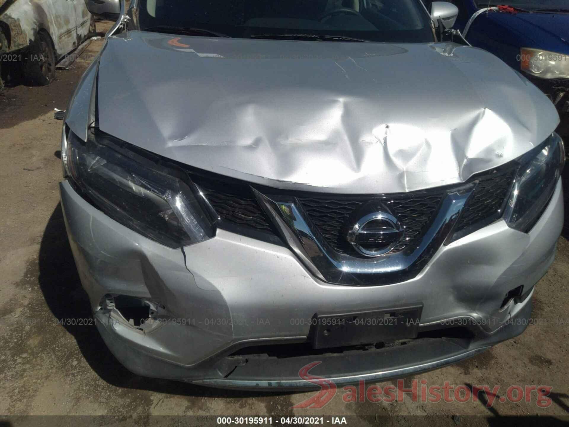 KNMAT2MV9GP644322 2016 NISSAN ROGUE