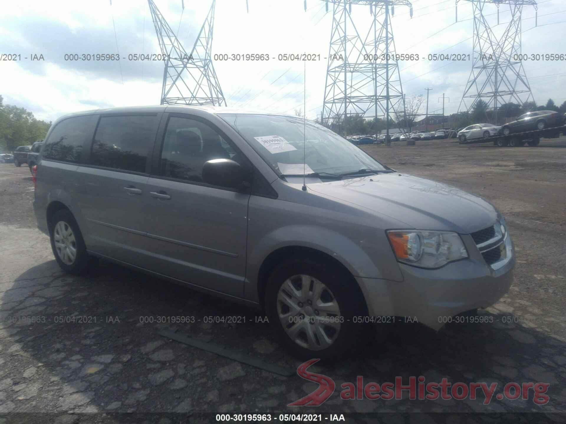 2C4RDGBG8HR660836 2017 DODGE GRAND CARAVAN