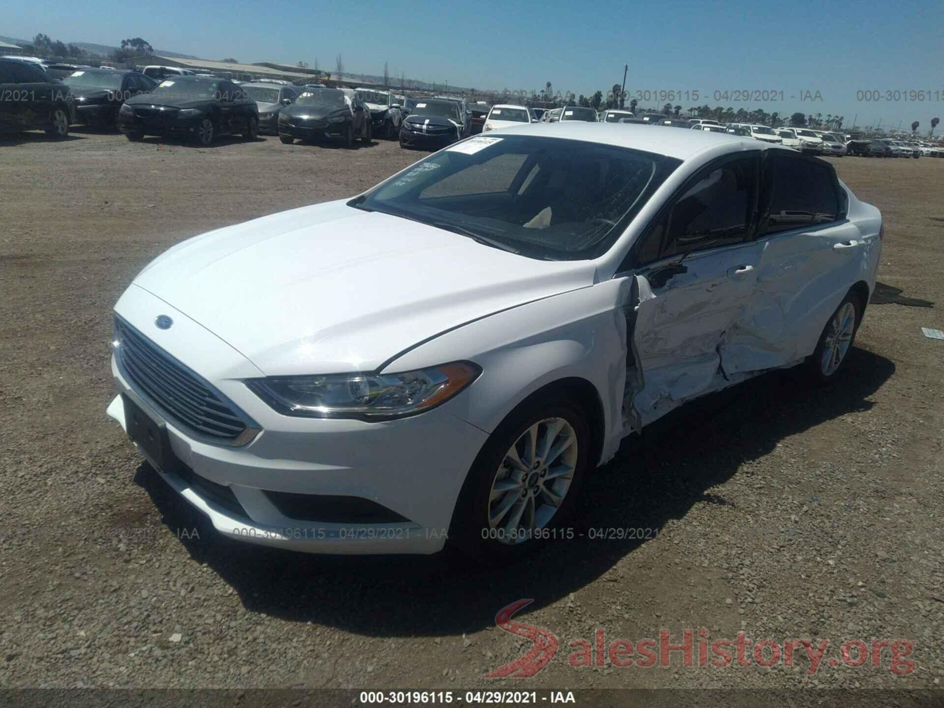 3FA6P0UU7HR119782 2017 FORD FUSION