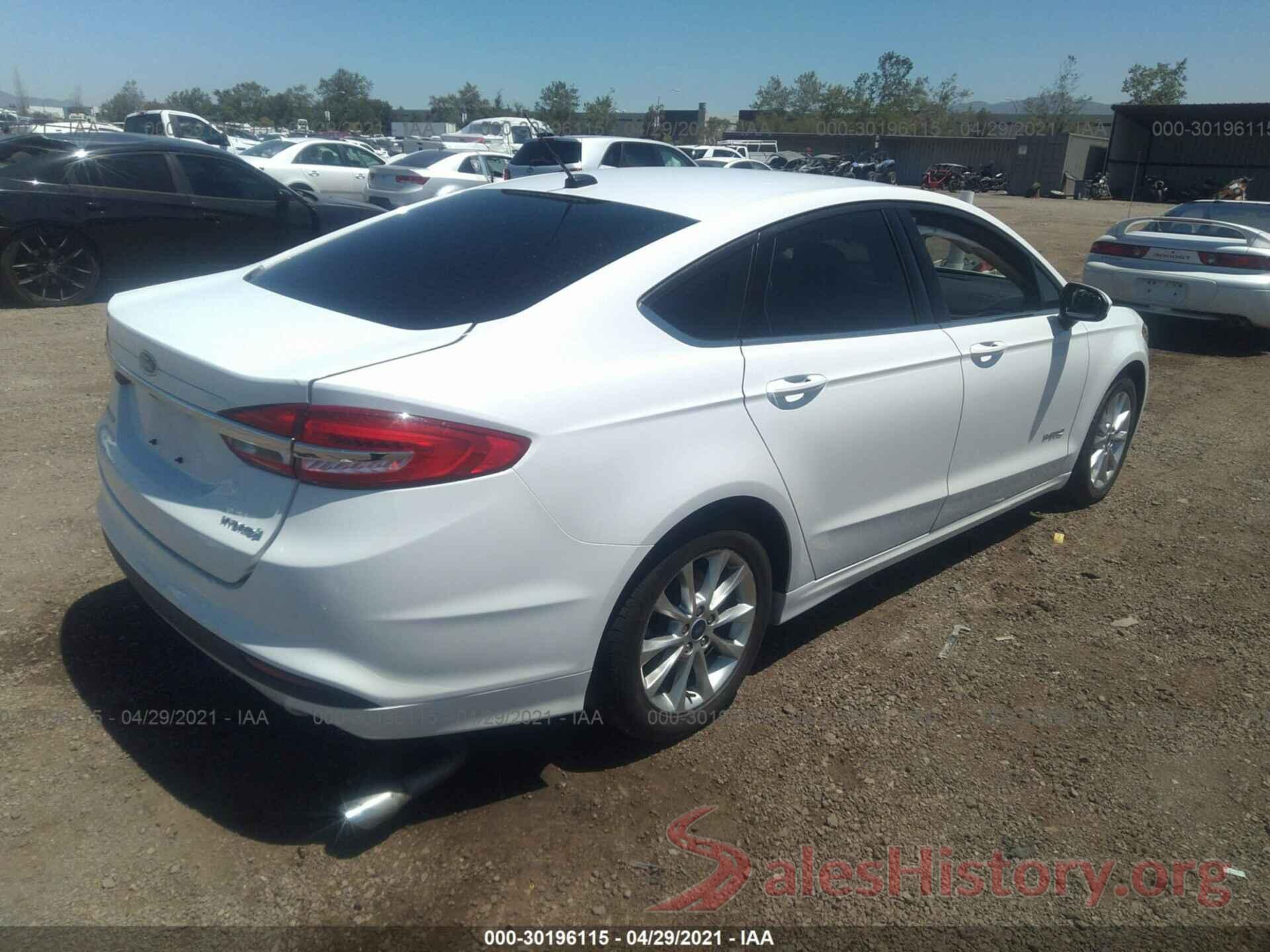 3FA6P0UU7HR119782 2017 FORD FUSION