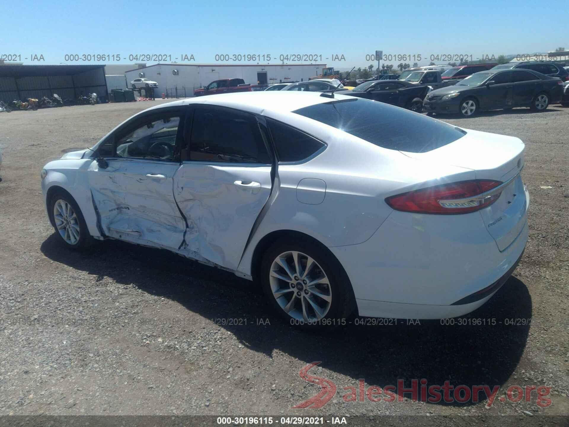 3FA6P0UU7HR119782 2017 FORD FUSION