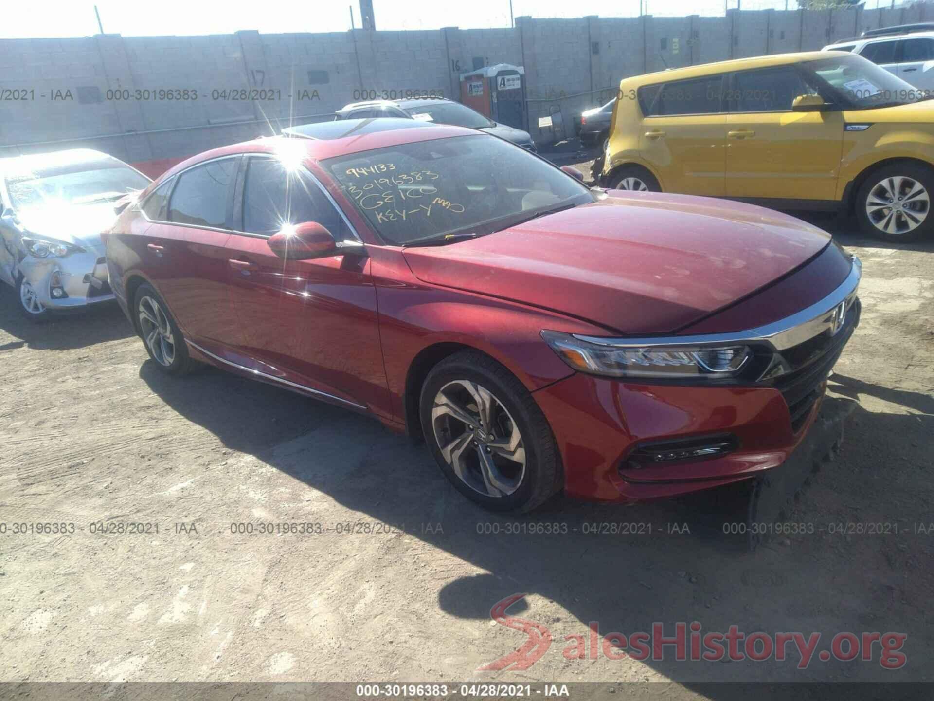 1HGCV1F59JA253662 2018 HONDA ACCORD SEDAN