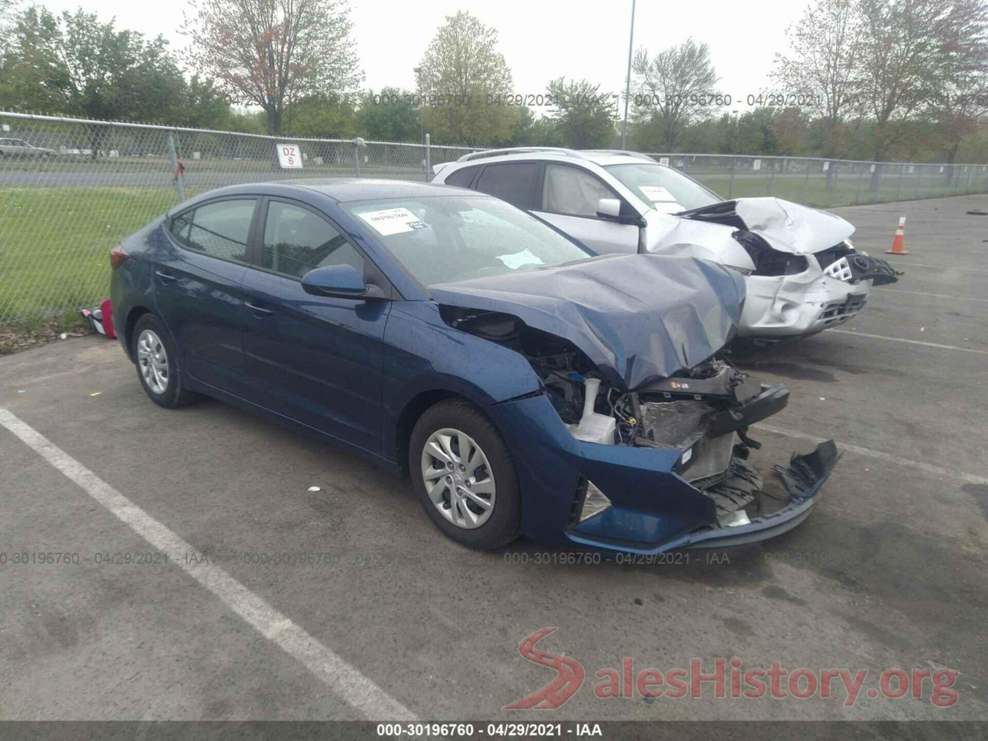 5NPD74LF1LH596313 2020 HYUNDAI ELANTRA