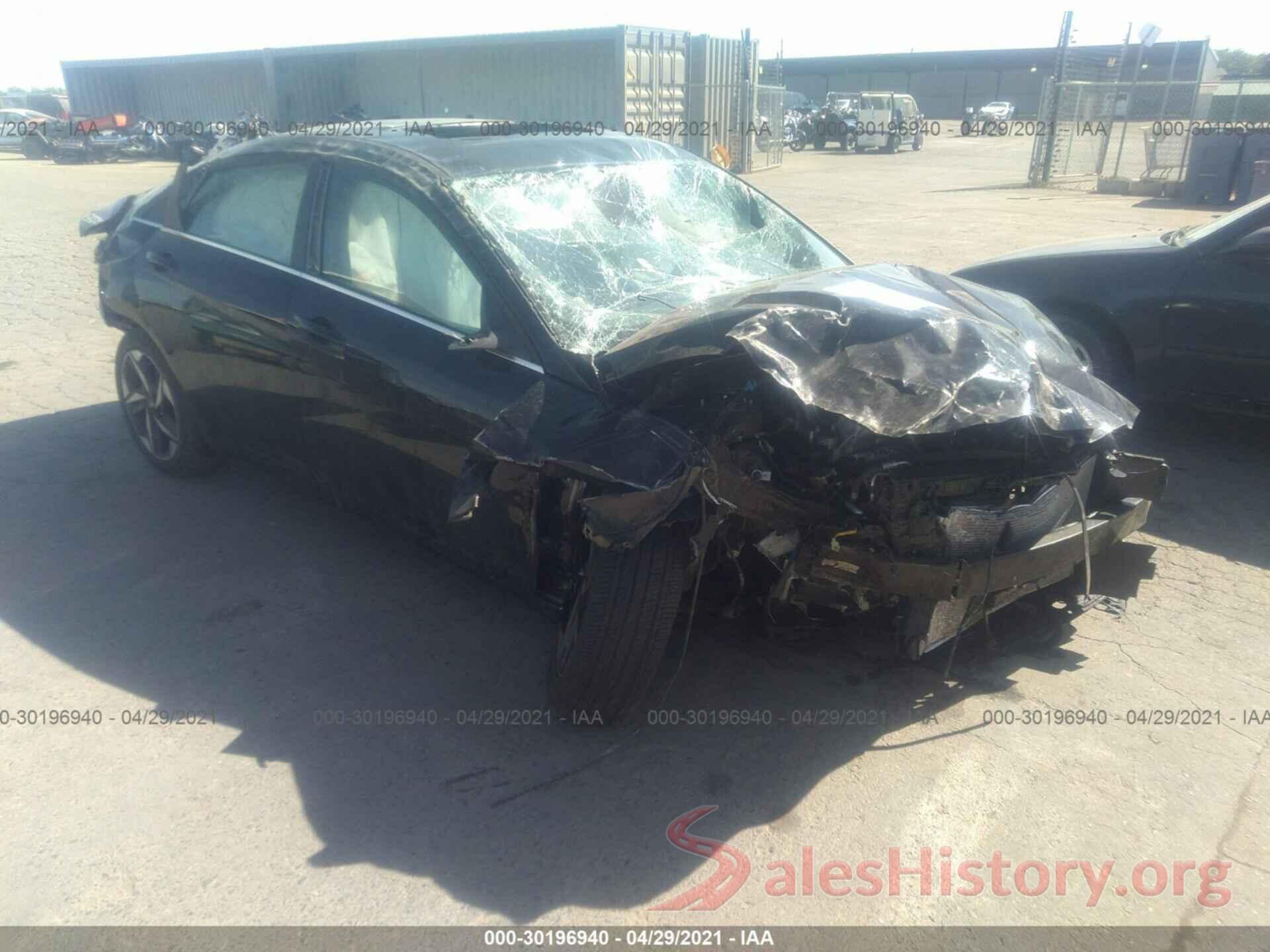 5NPLN4AG6MH010056 2021 HYUNDAI ELANTRA