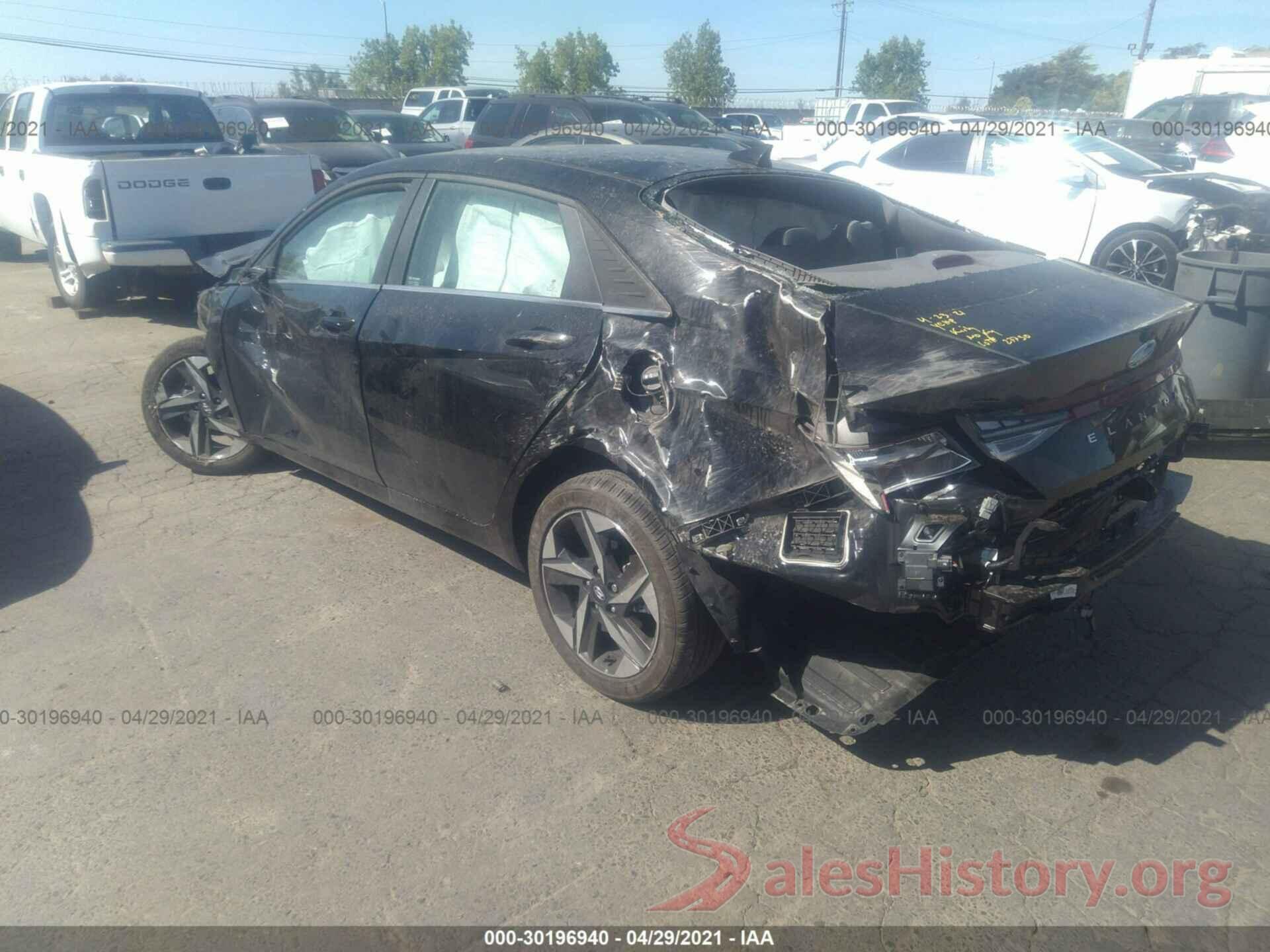 5NPLN4AG6MH010056 2021 HYUNDAI ELANTRA