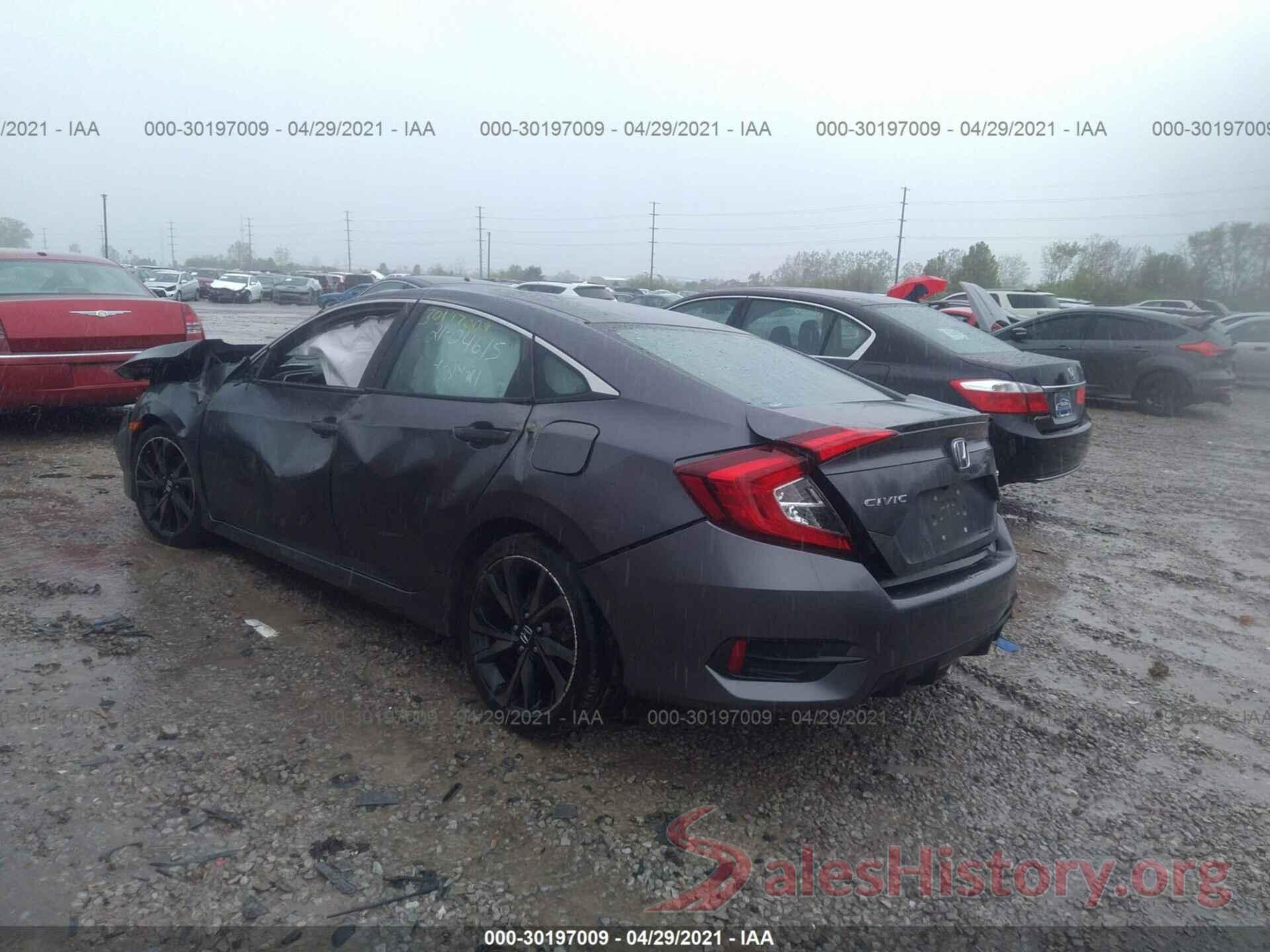 2HGFC2F88KH579751 2019 HONDA CIVIC SEDAN