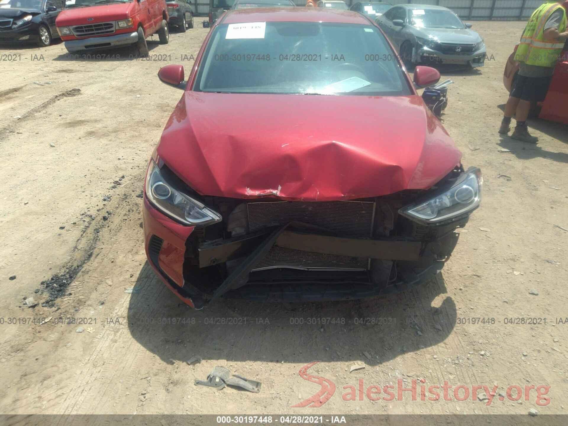 KMHD74LF2HU118264 2017 HYUNDAI ELANTRA