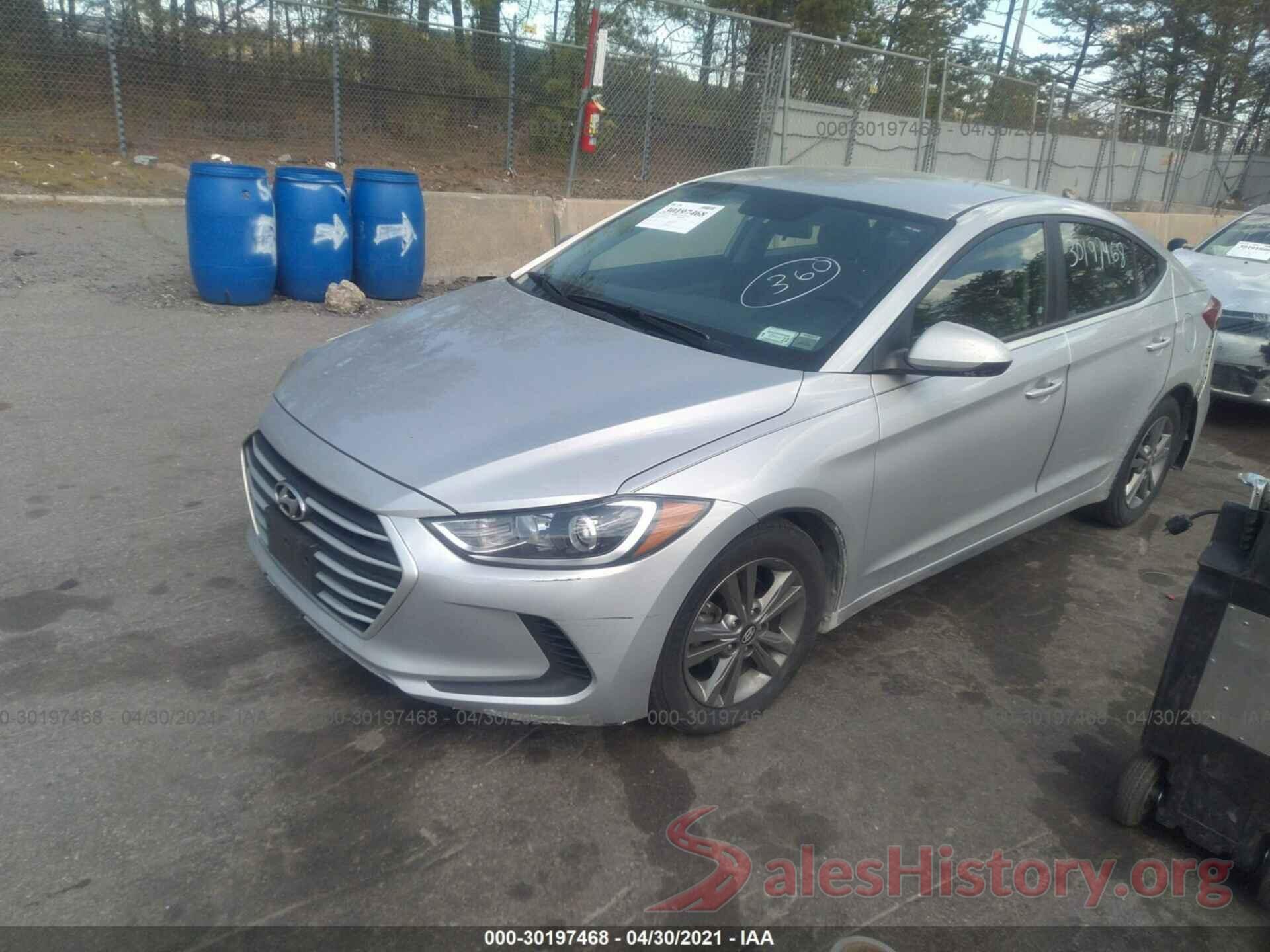 5NPD84LFXHH186307 2017 HYUNDAI ELANTRA