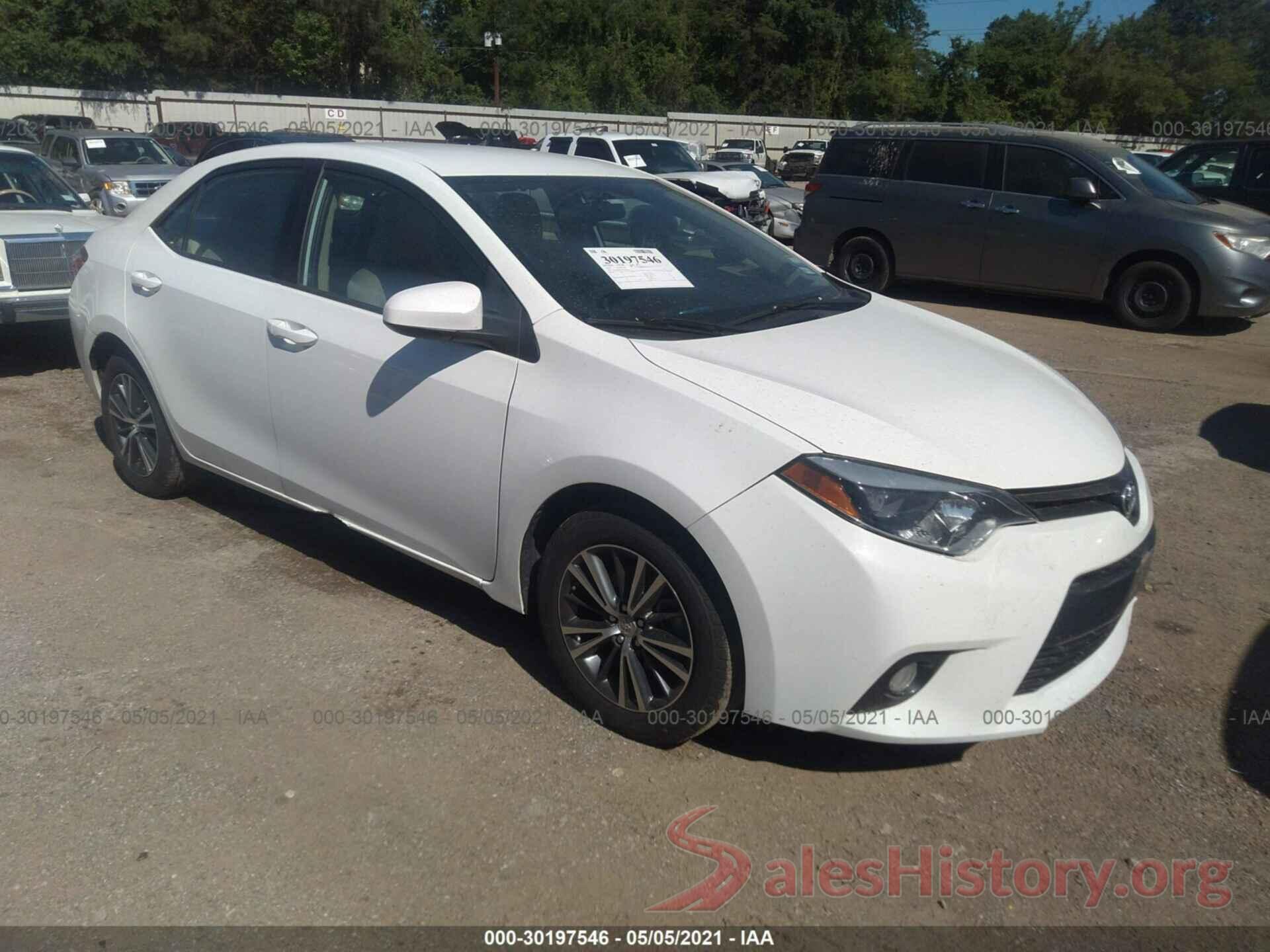 5YFBURHE0GP544323 2016 TOYOTA COROLLA