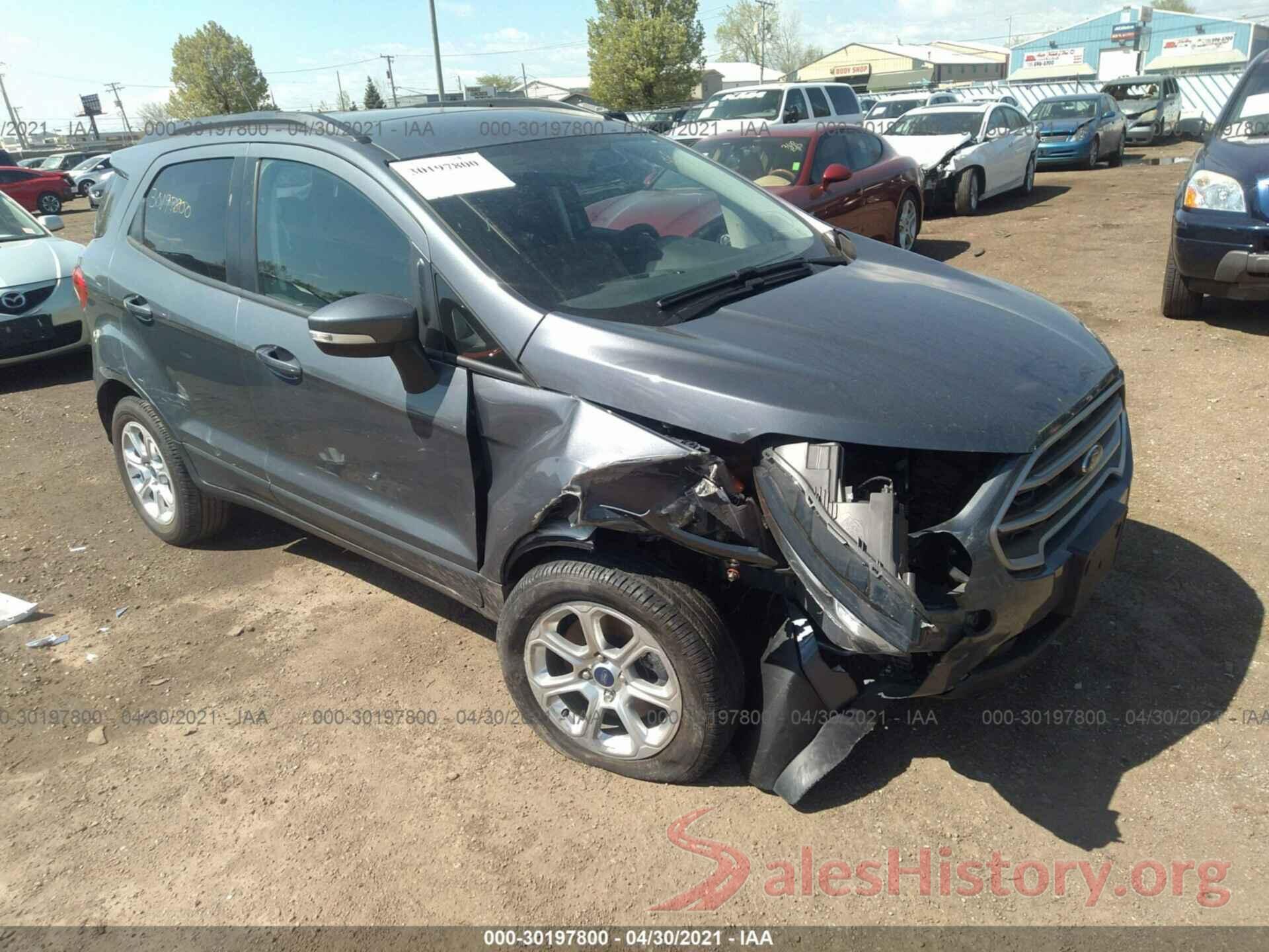 MAJ3S2GE3KC274563 2019 FORD ECOSPORT