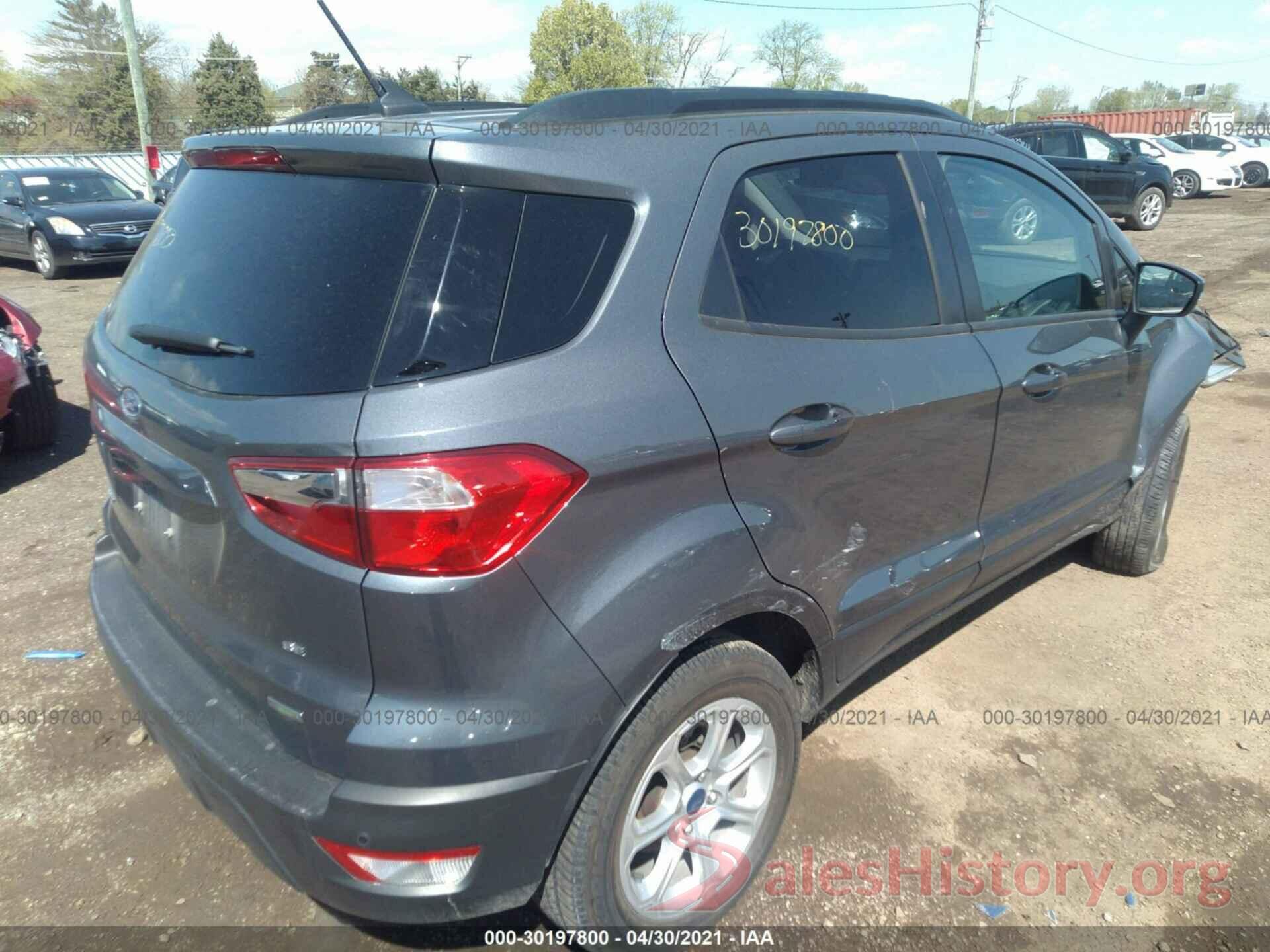 MAJ3S2GE3KC274563 2019 FORD ECOSPORT