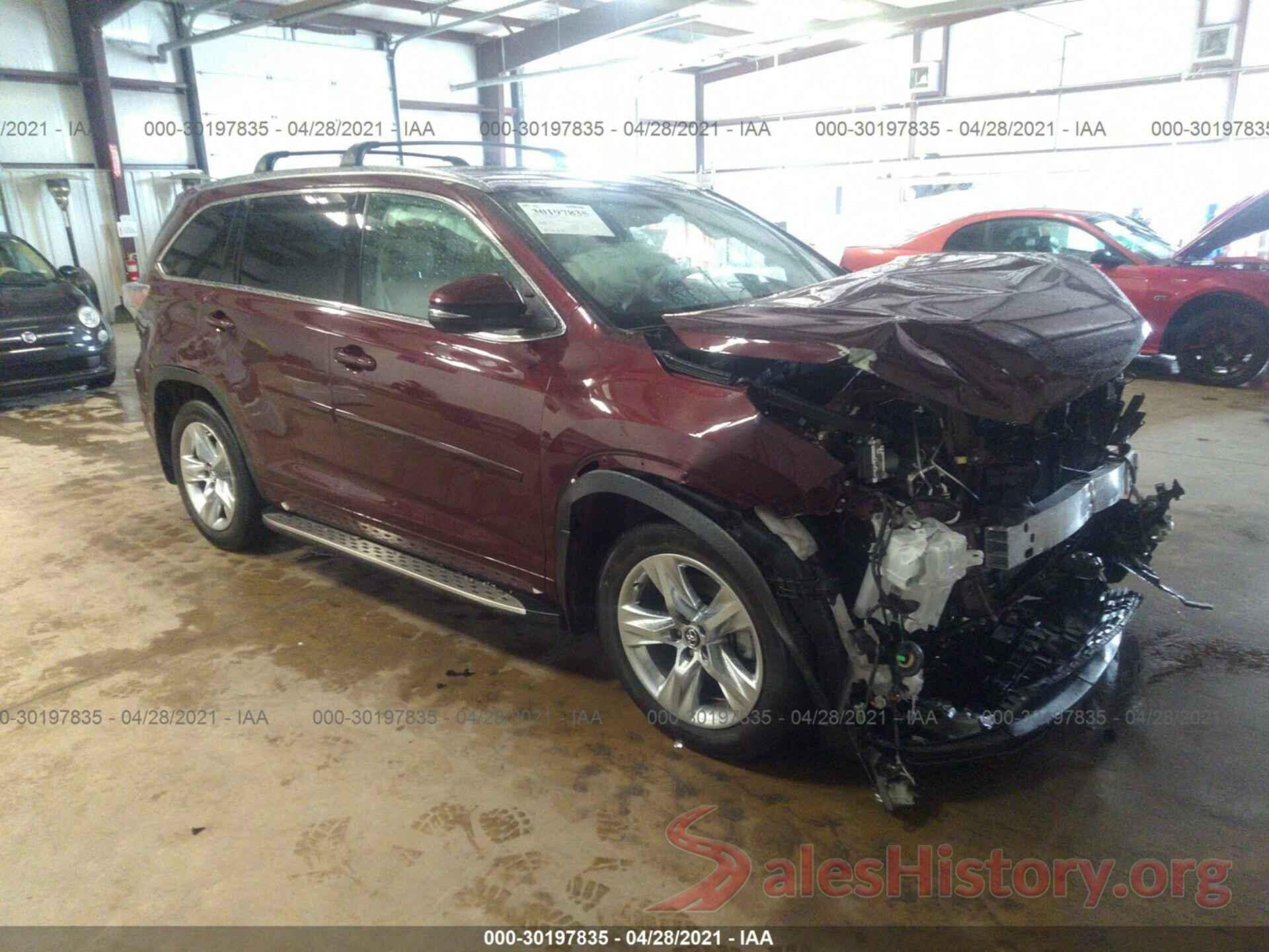 5TDYKRFH3GS187322 2016 TOYOTA HIGHLANDER