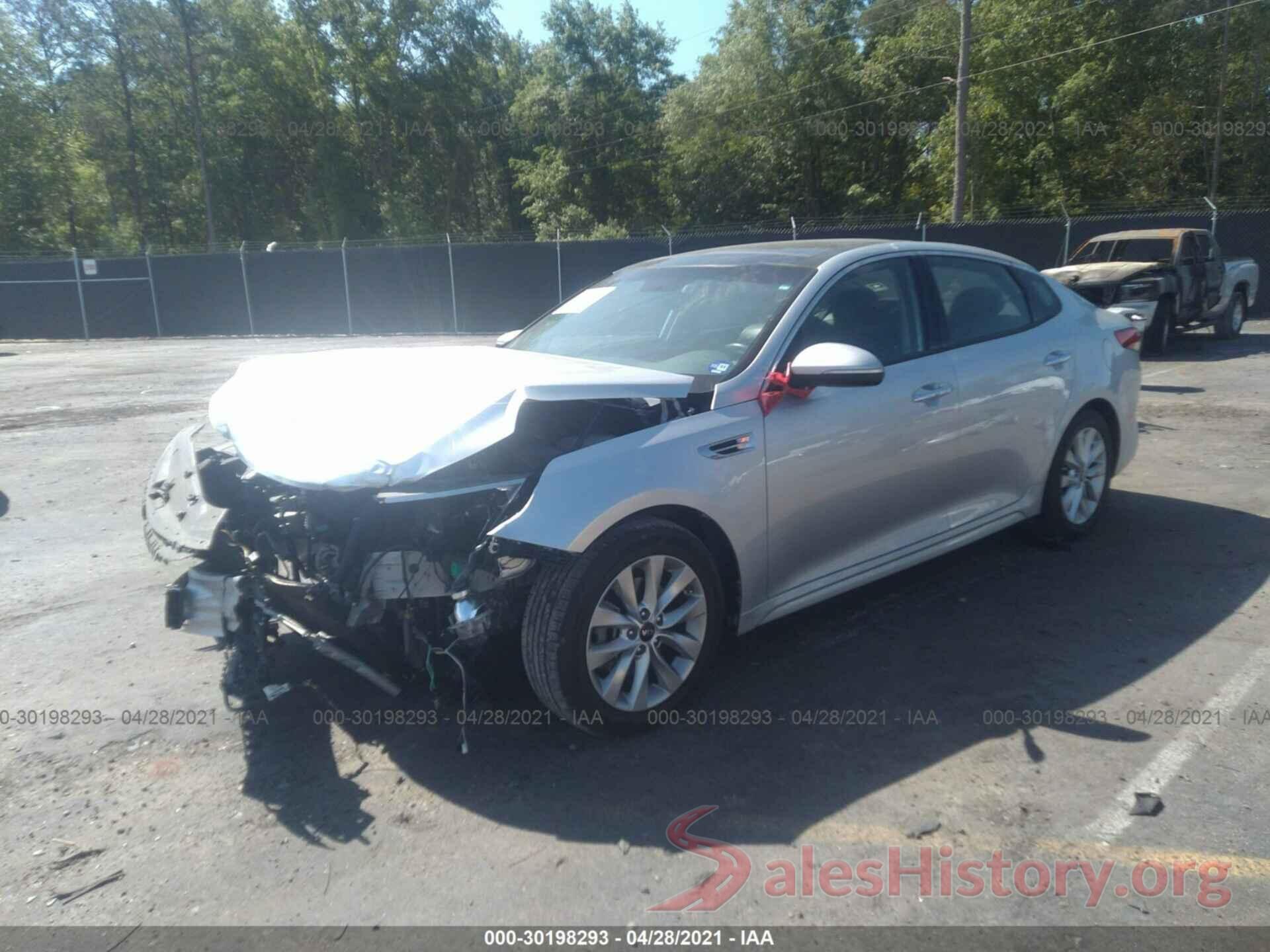 5XXGU4L38GG042327 2016 KIA OPTIMA