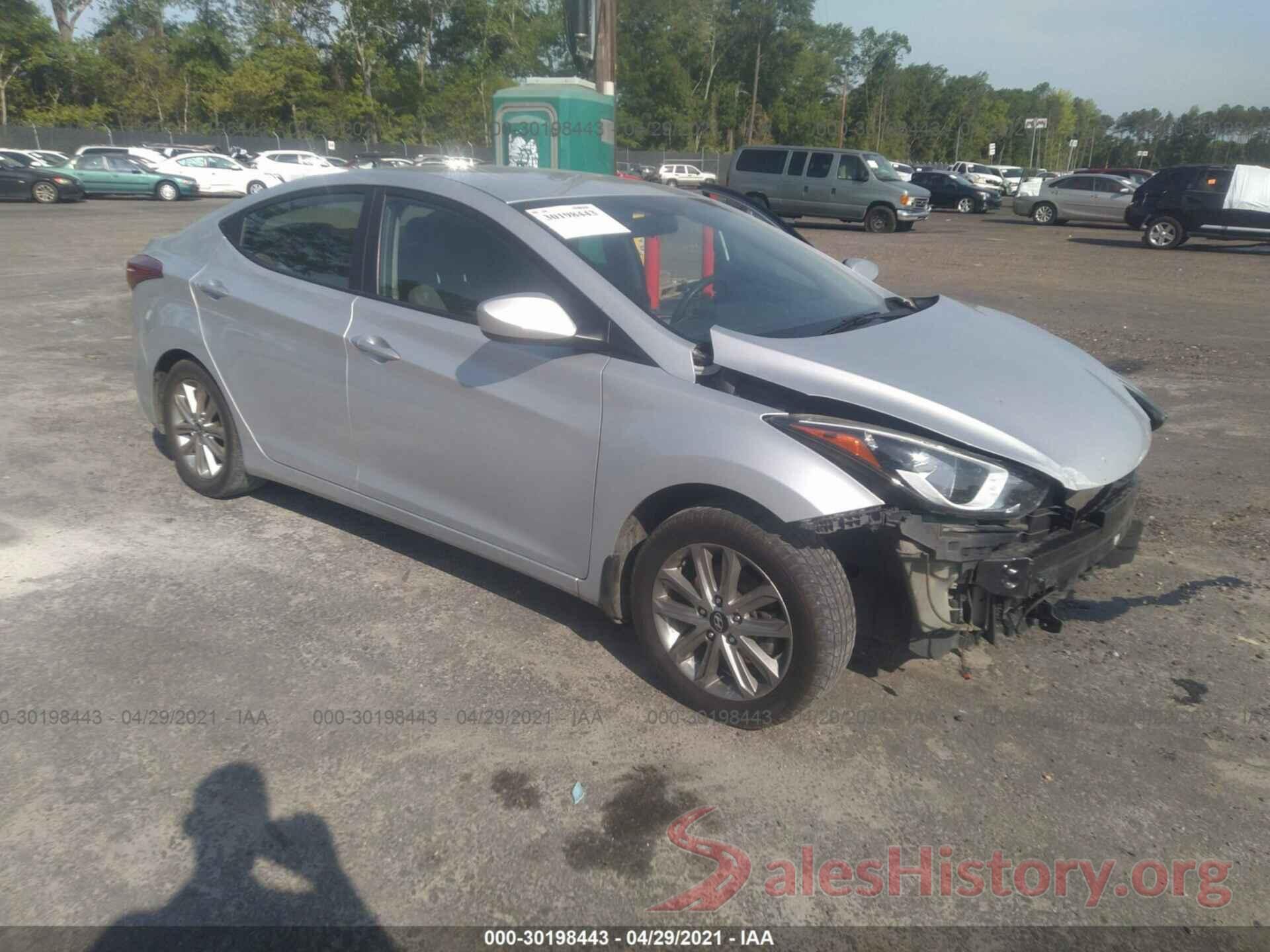 KMHDH4AE4GU546469 2016 HYUNDAI ELANTRA