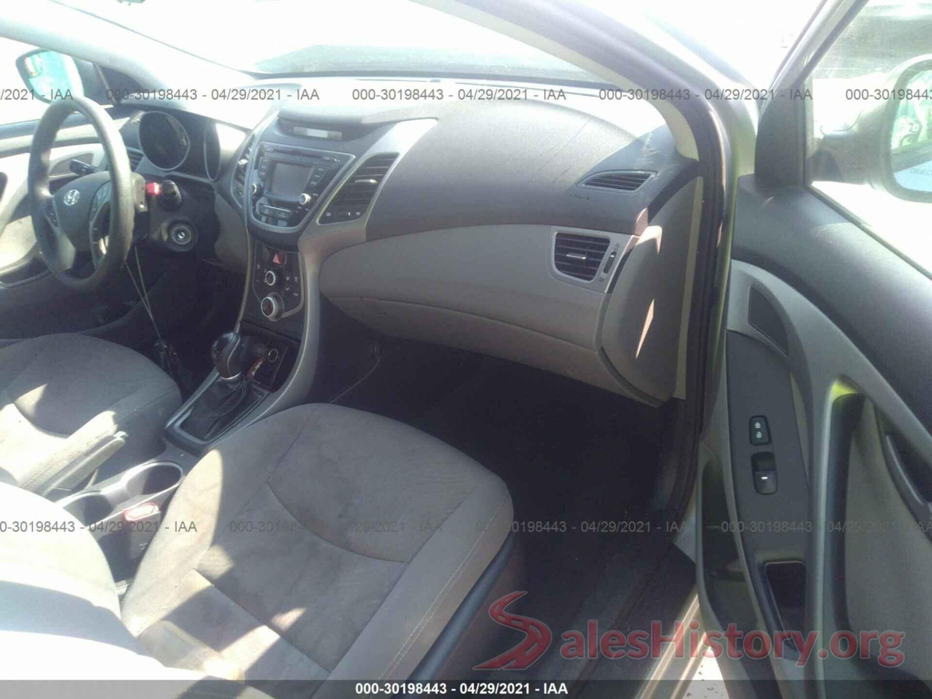 KMHDH4AE4GU546469 2016 HYUNDAI ELANTRA