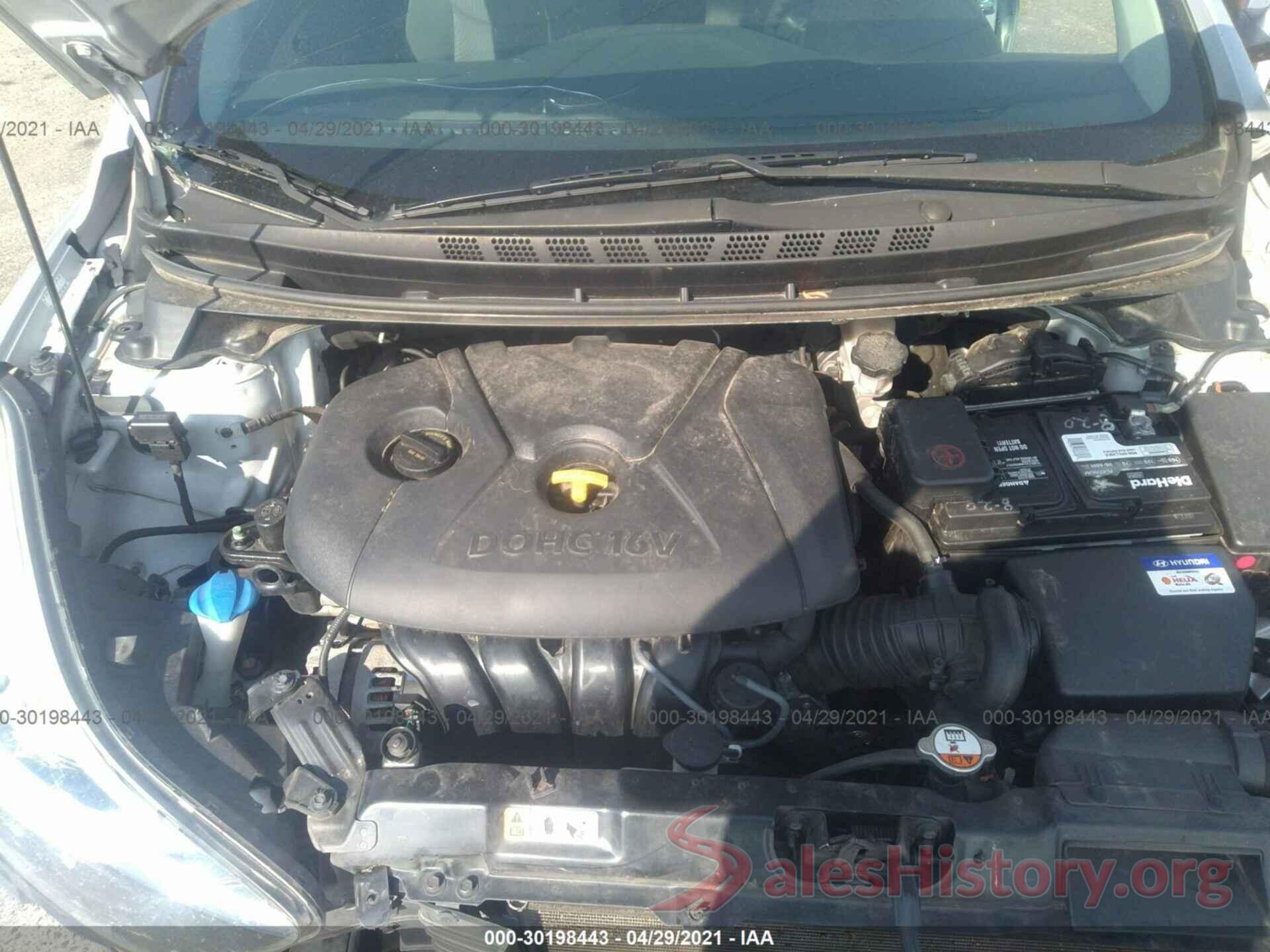 KMHDH4AE4GU546469 2016 HYUNDAI ELANTRA