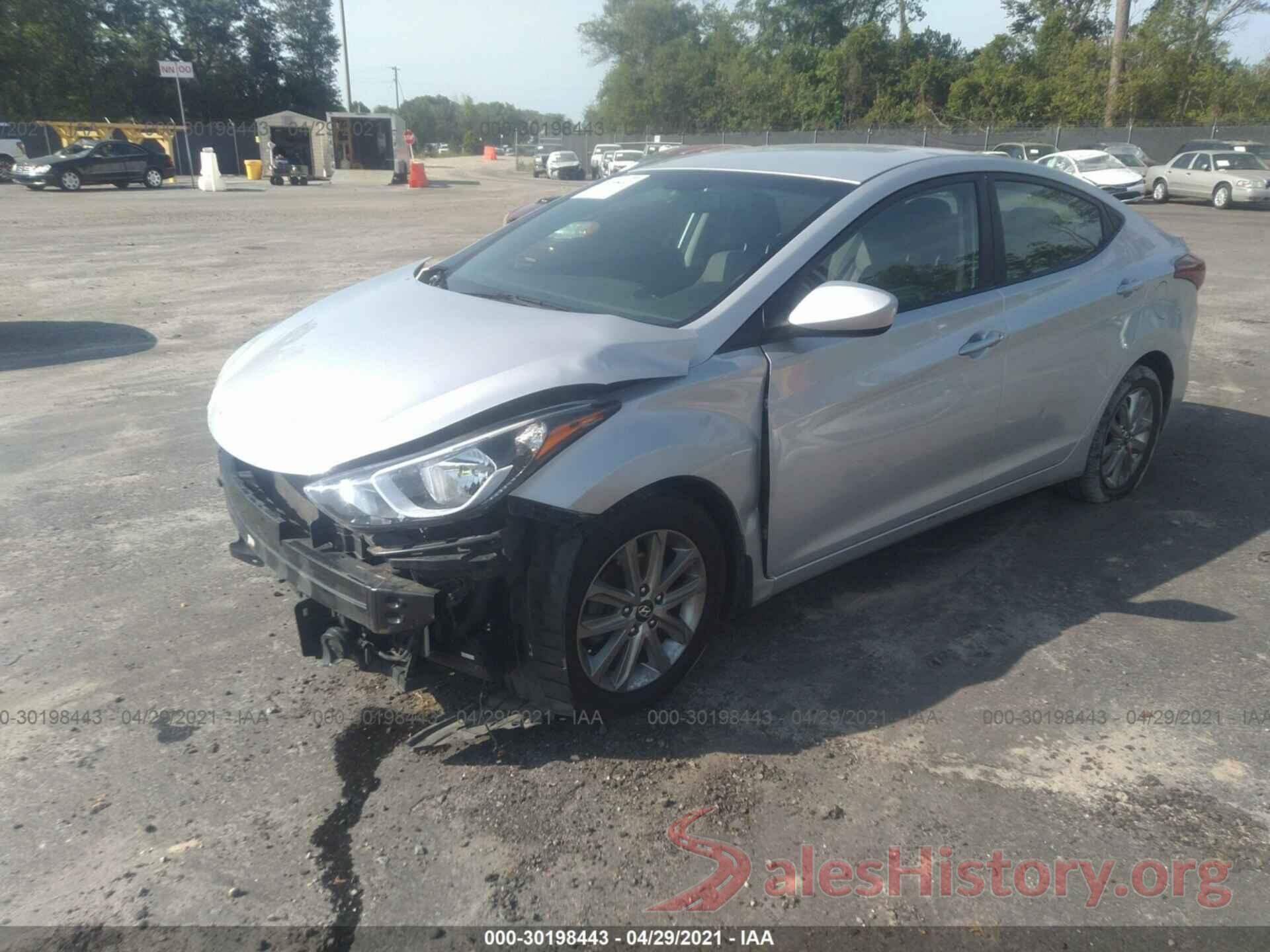 KMHDH4AE4GU546469 2016 HYUNDAI ELANTRA