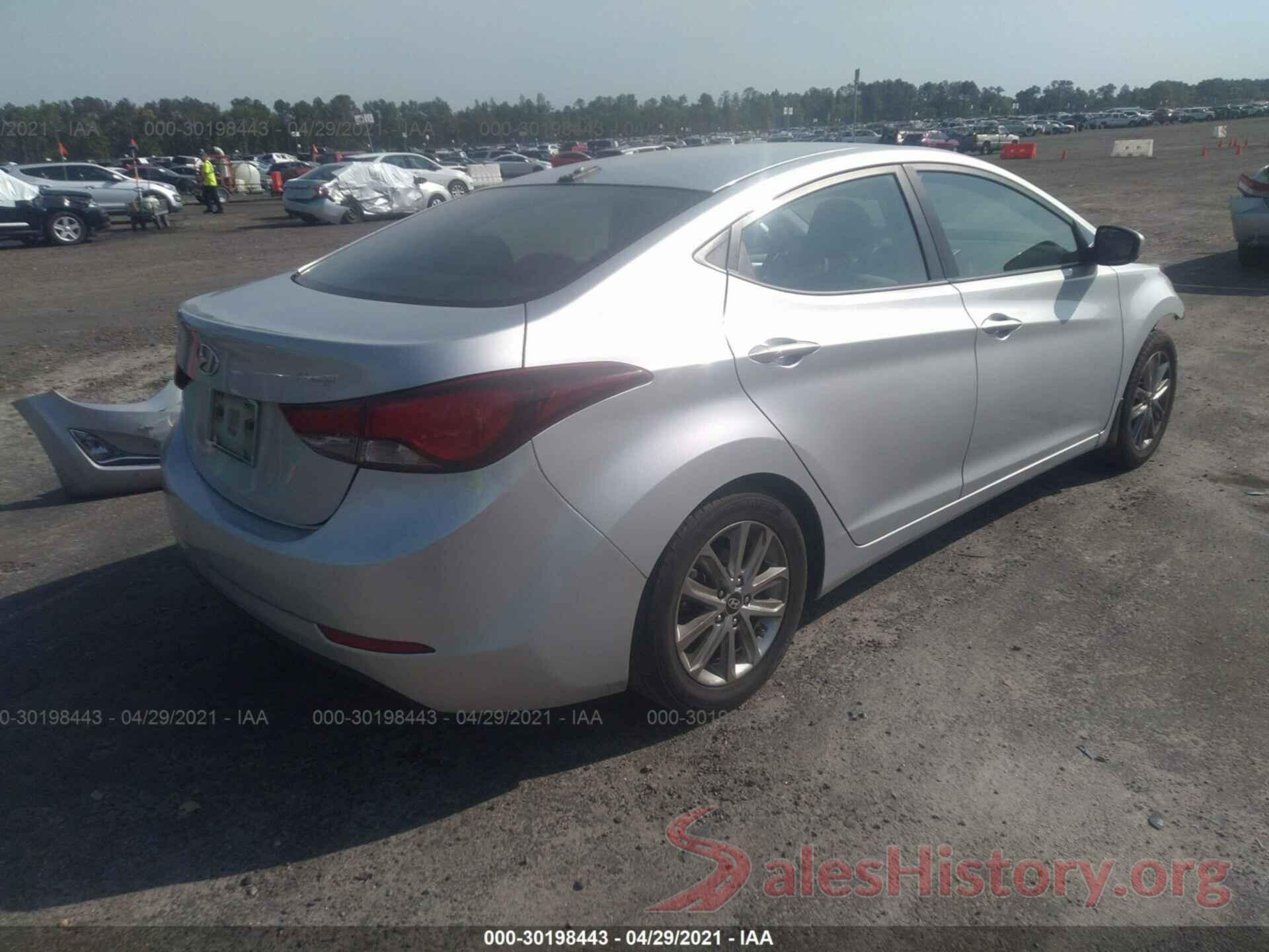 KMHDH4AE4GU546469 2016 HYUNDAI ELANTRA