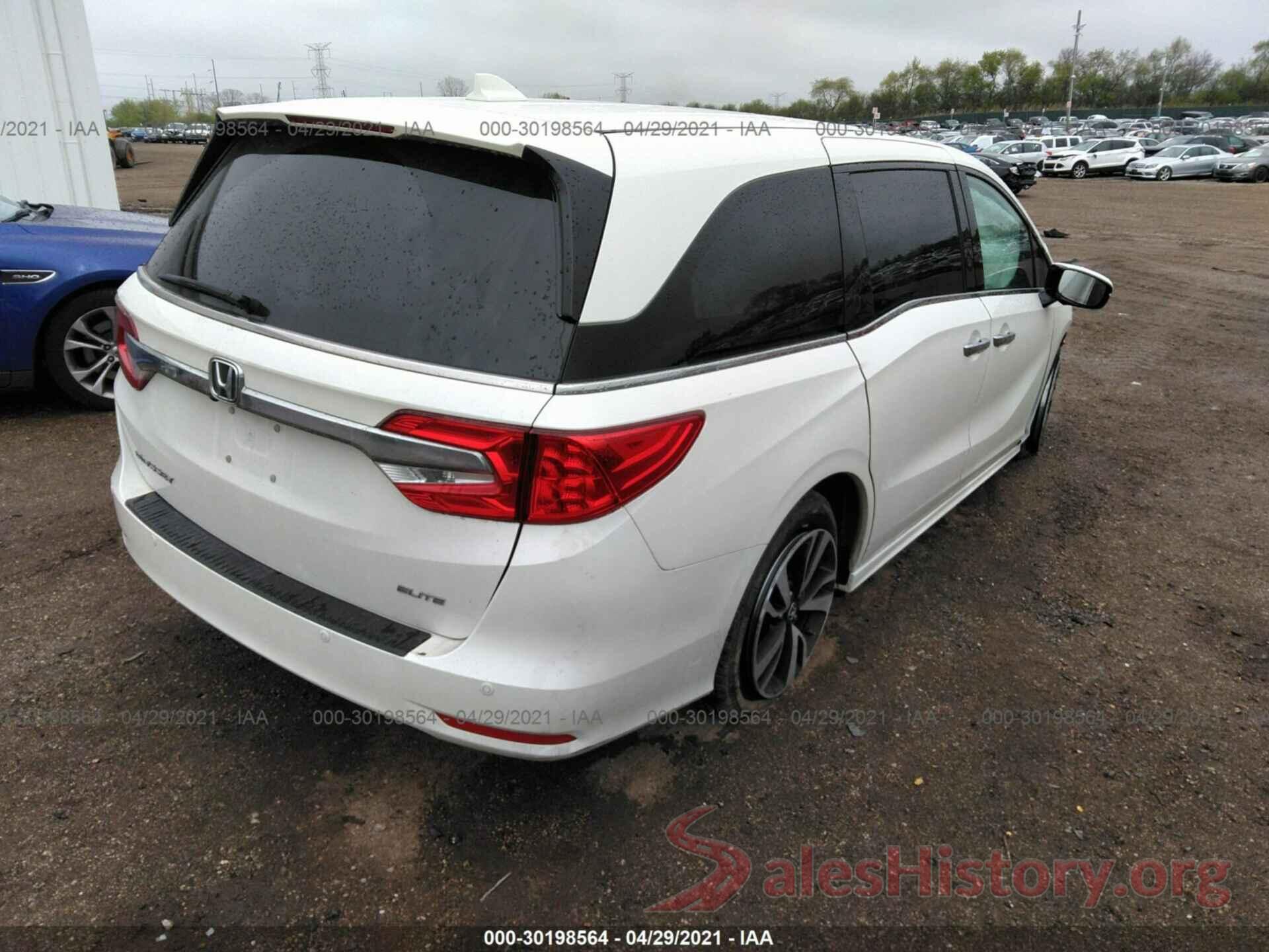 5FNRL6H90KB072356 2019 HONDA ODYSSEY