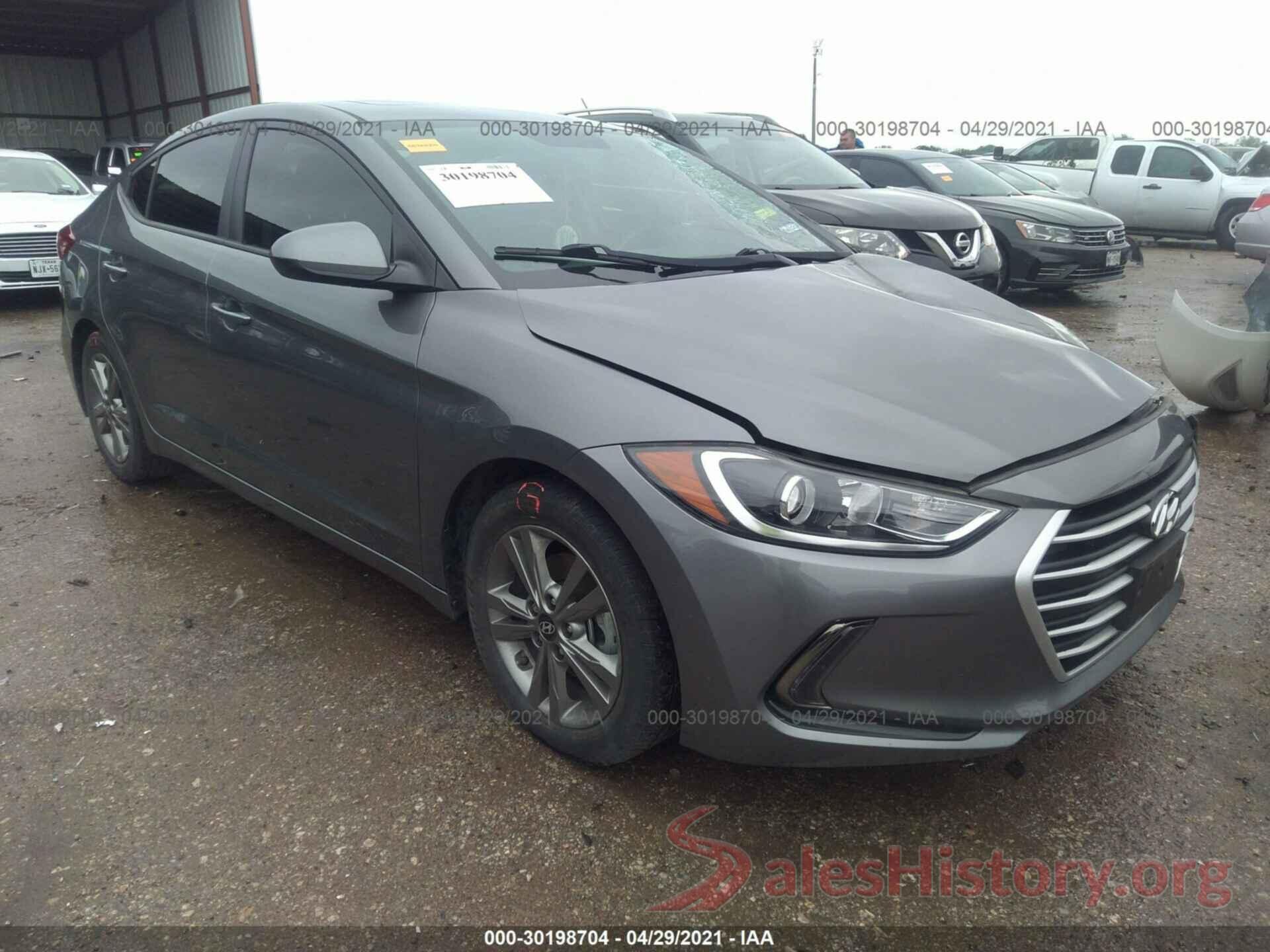 5NPD84LF5JH275627 2018 HYUNDAI ELANTRA