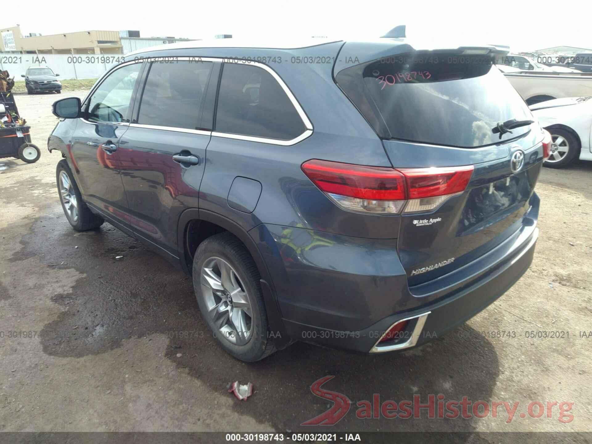 5TDYZRFHXHS218627 2017 TOYOTA HIGHLANDER