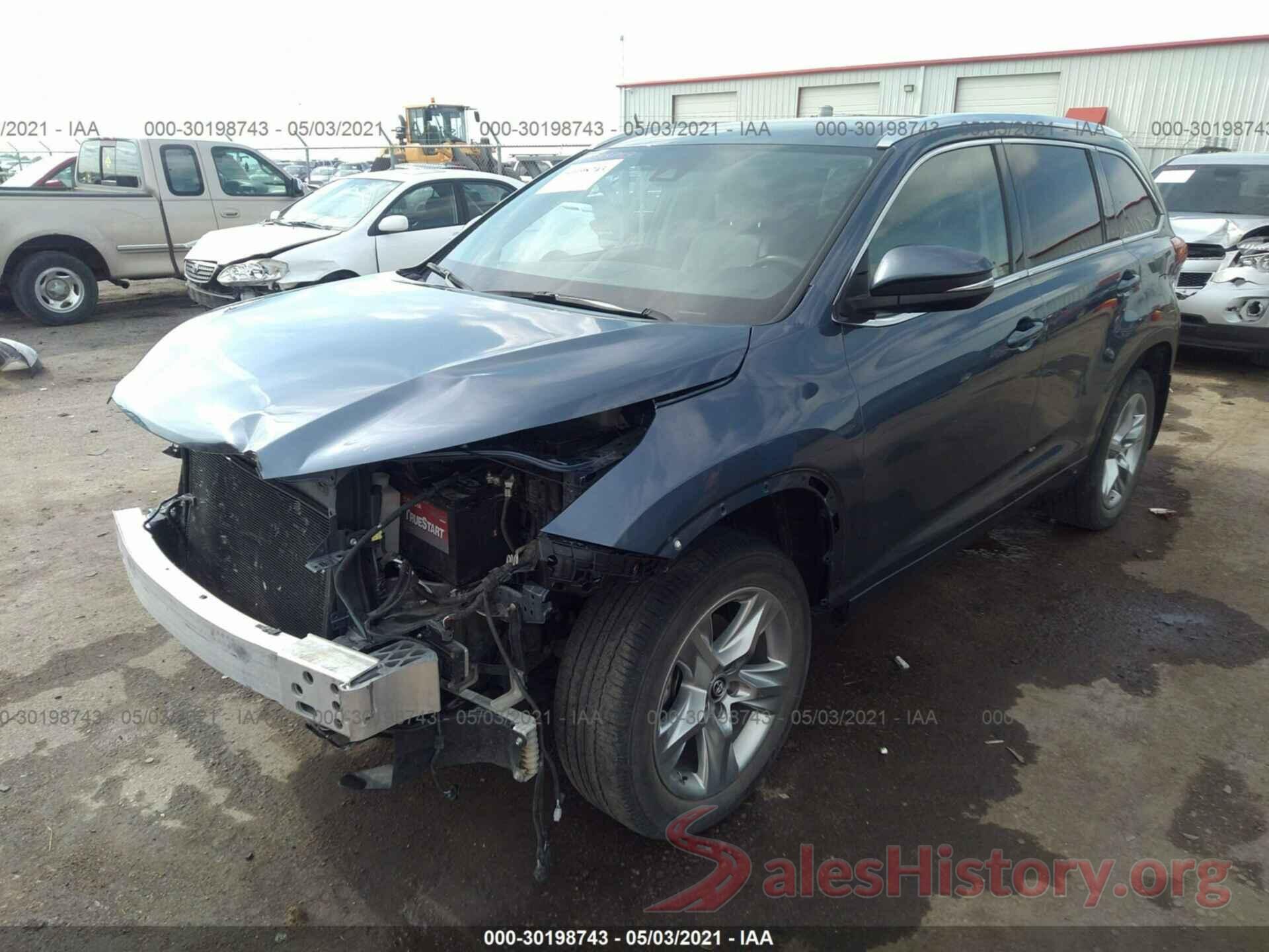 5TDYZRFHXHS218627 2017 TOYOTA HIGHLANDER