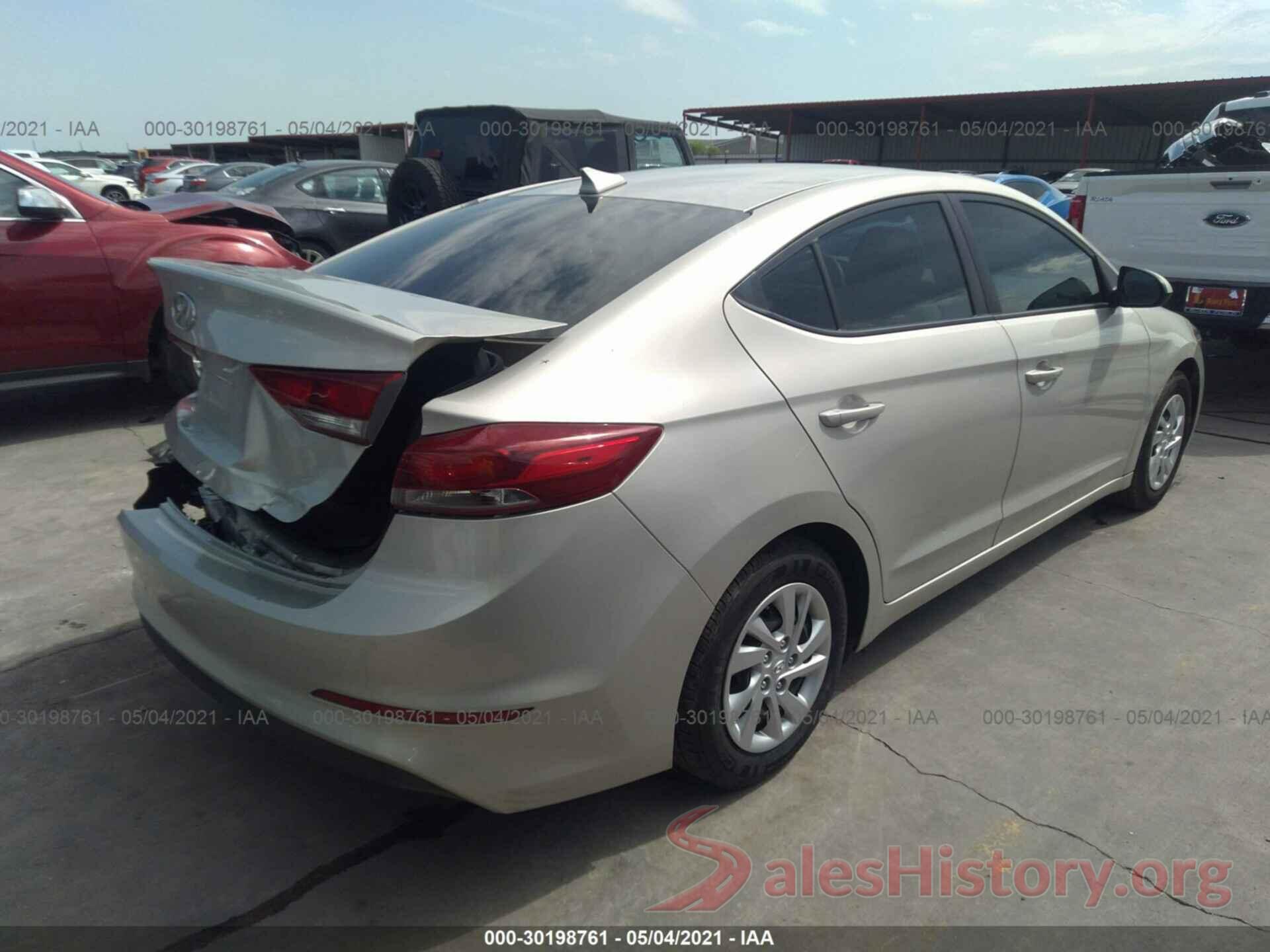 5NPD74LF7HH123233 2017 HYUNDAI ELANTRA