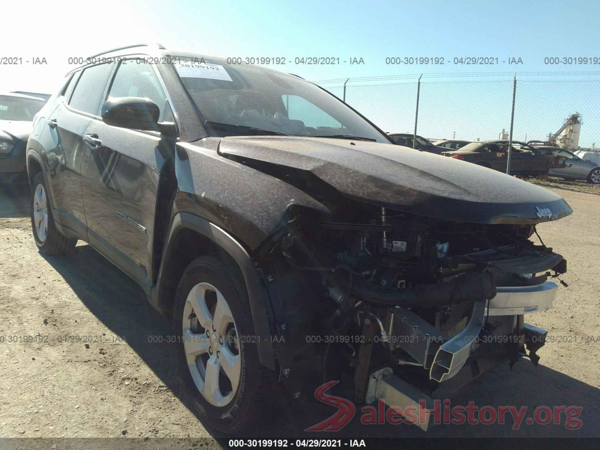 3C4NJCBB7KT855612 2019 JEEP COMPASS