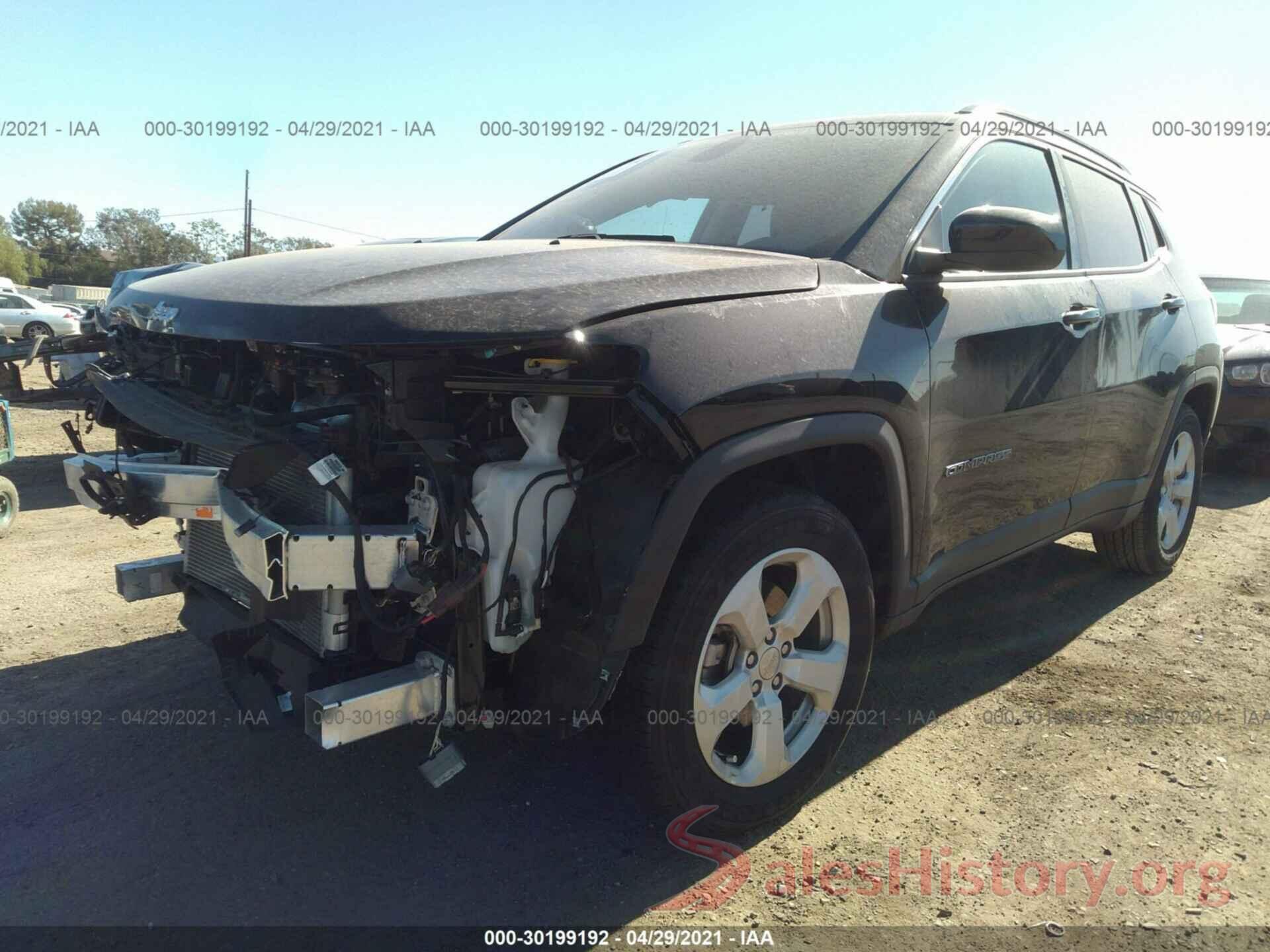 3C4NJCBB7KT855612 2019 JEEP COMPASS