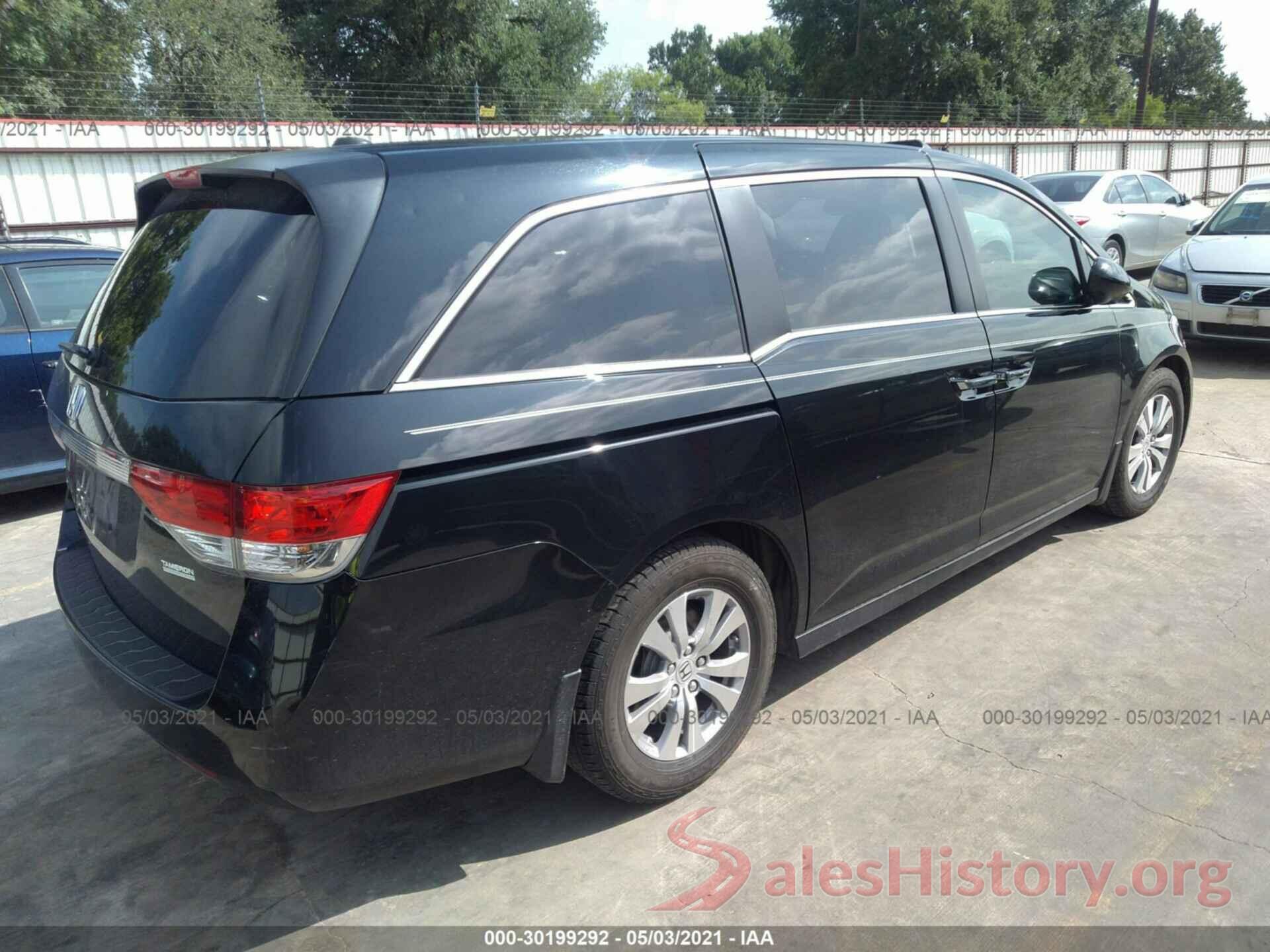 5FNRL5H67GB116716 2016 HONDA ODYSSEY