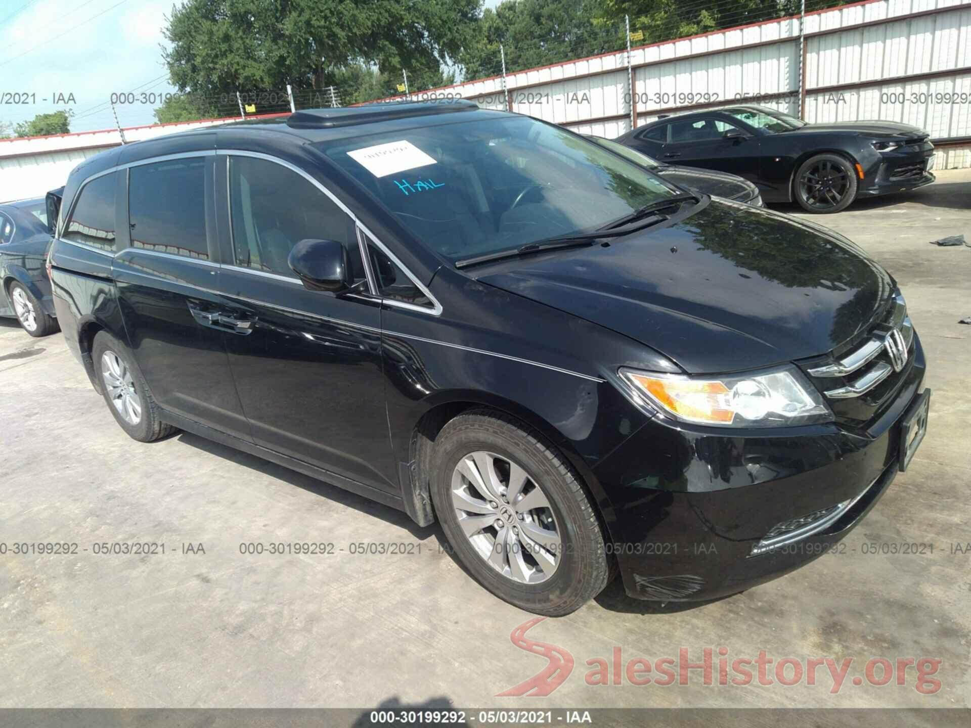 5FNRL5H67GB116716 2016 HONDA ODYSSEY