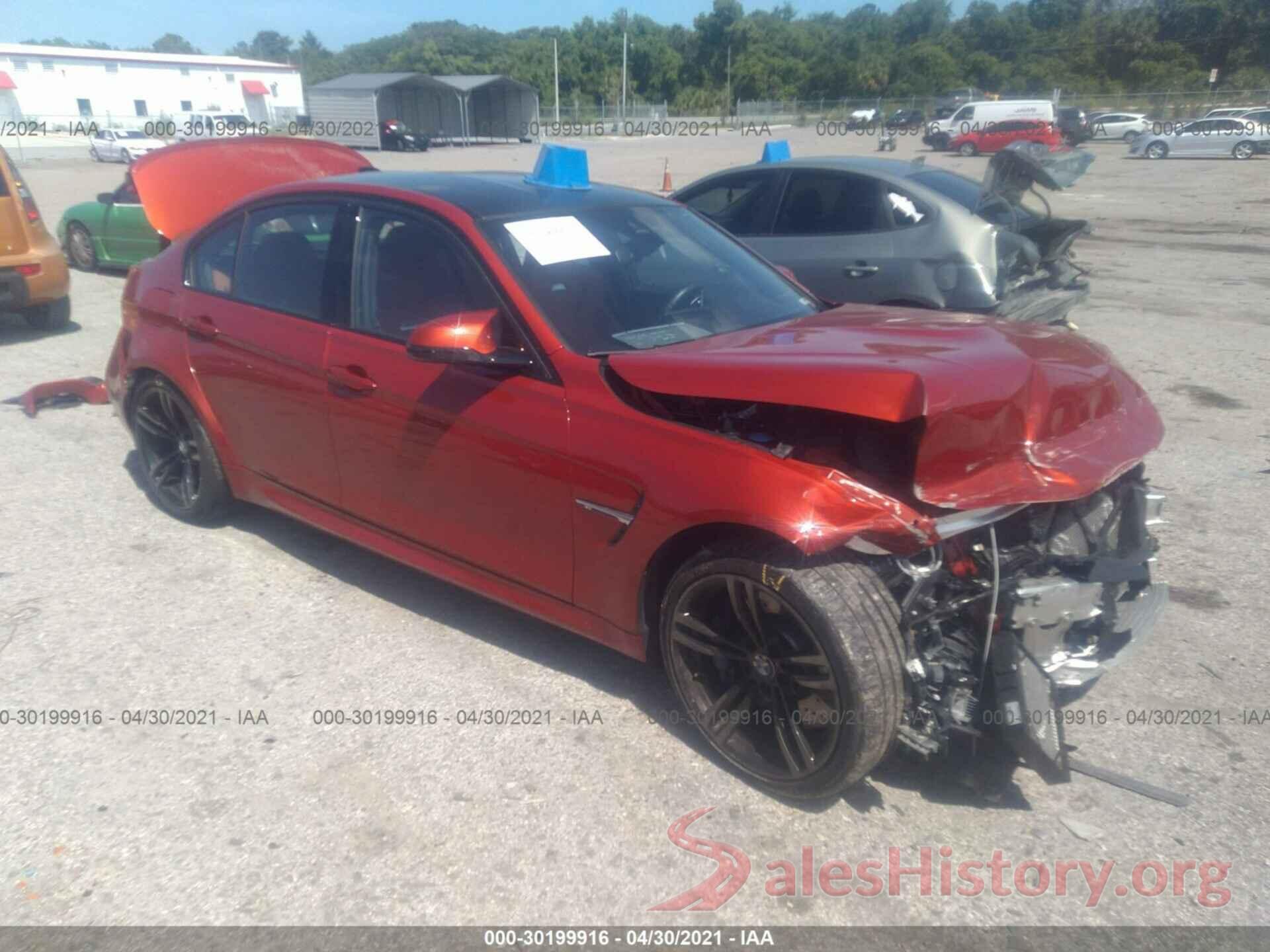 WBS8M9C33H5G84912 2017 BMW M3