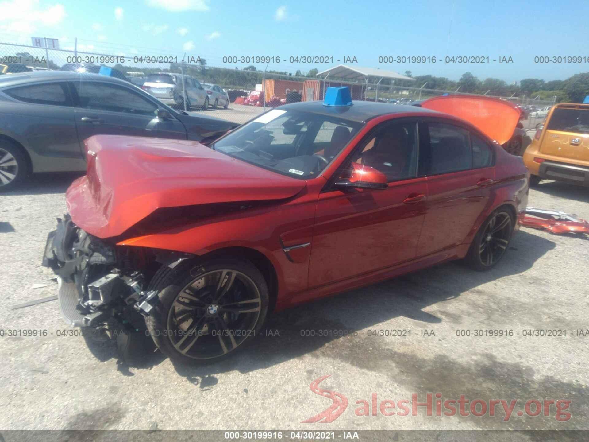 WBS8M9C33H5G84912 2017 BMW M3