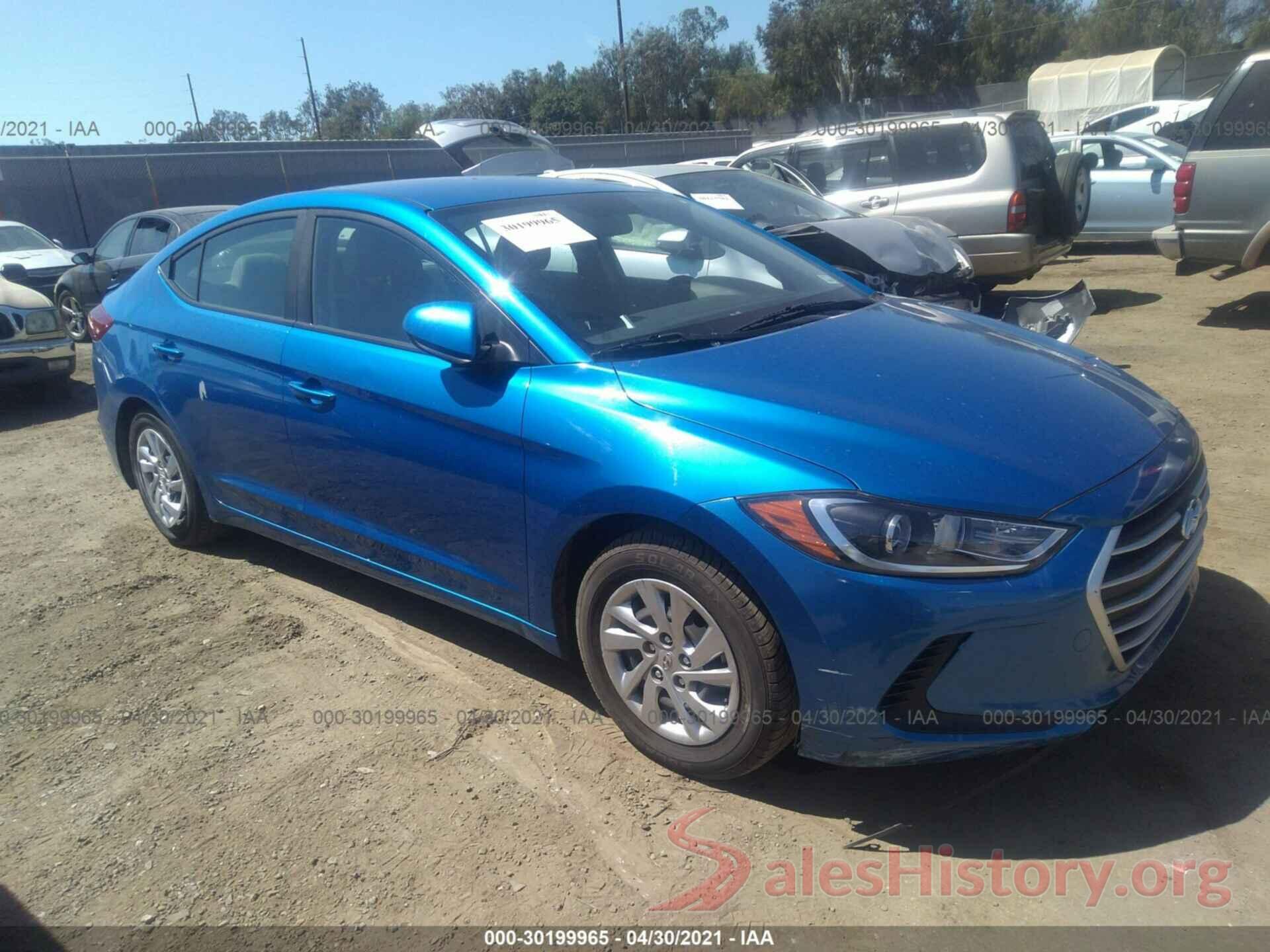 KMHD74LF9HU122859 2017 HYUNDAI ELANTRA