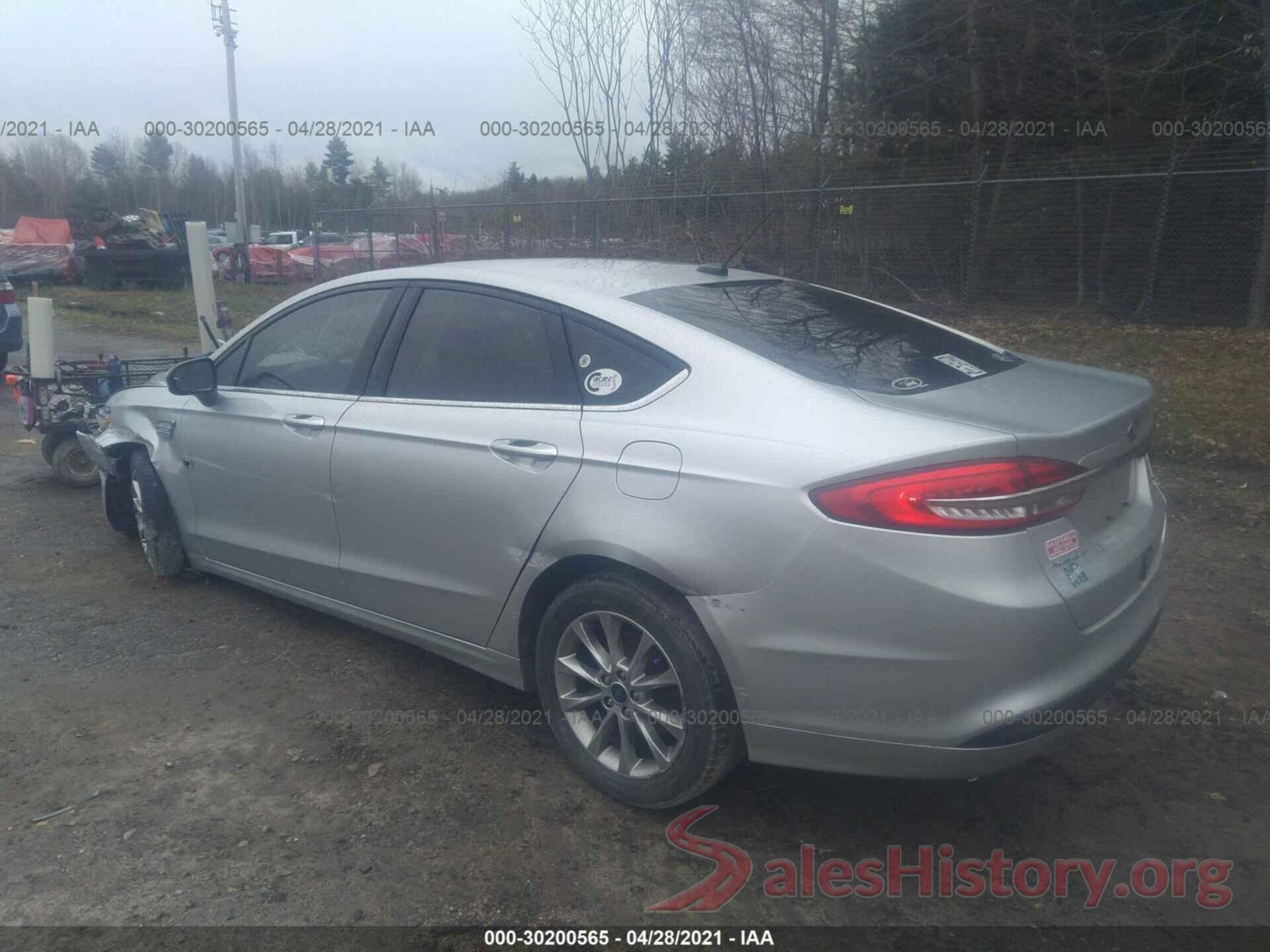 3FA6P0H72HR358709 2017 FORD FUSION