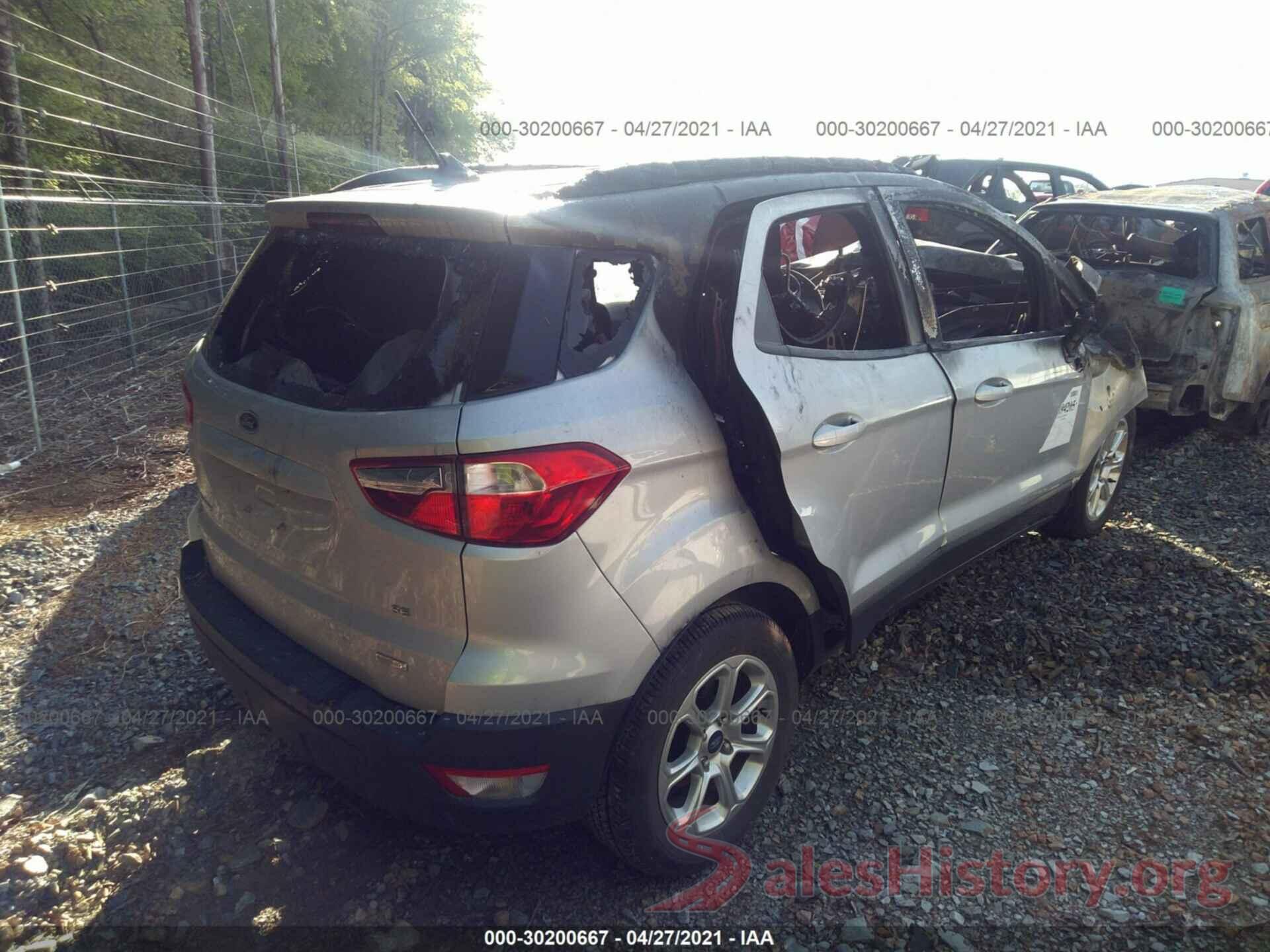 MAJ3S2GE5KC266190 2019 FORD ECOSPORT