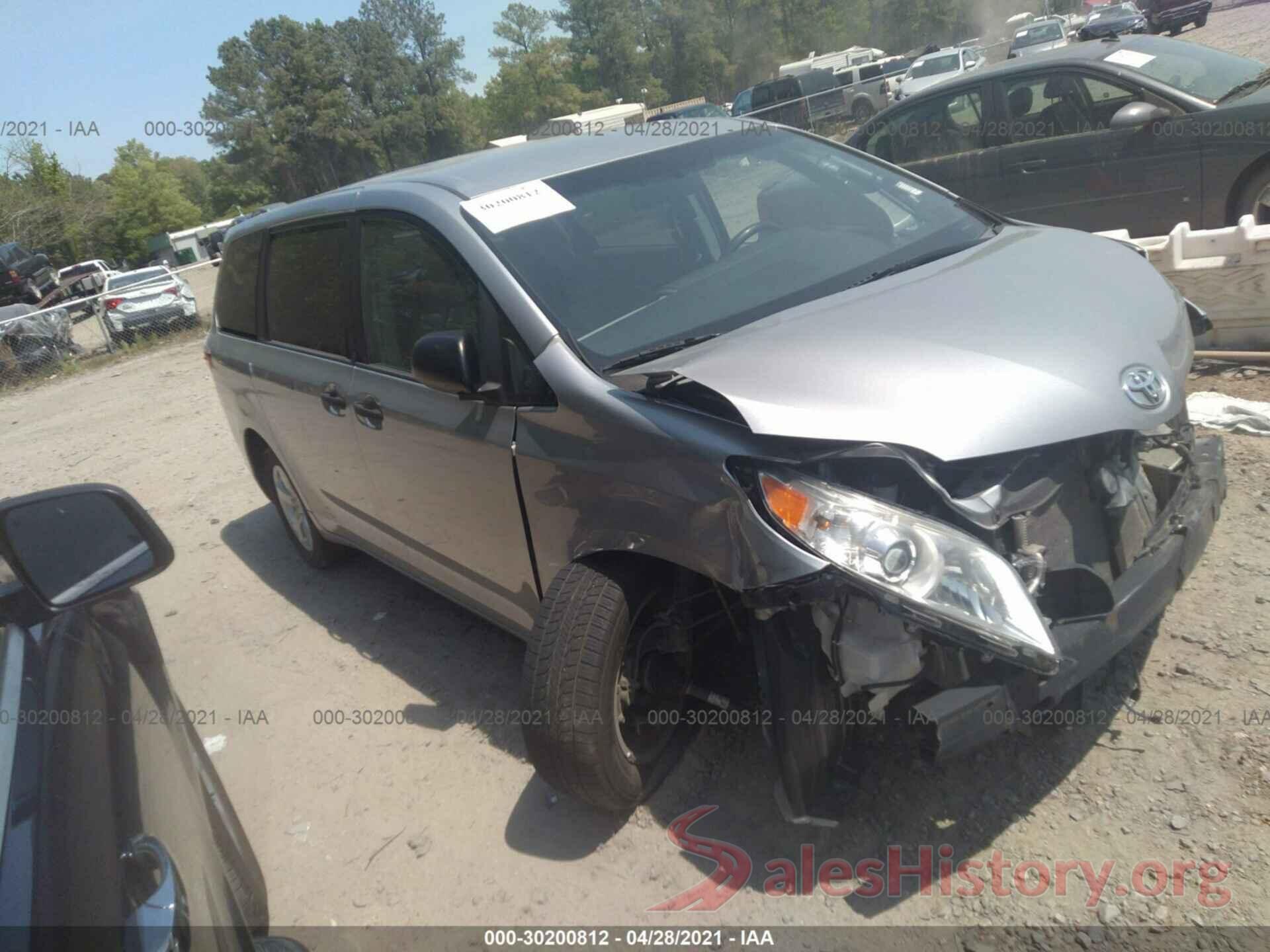 5TDZK3DC8GS707183 2016 TOYOTA SIENNA