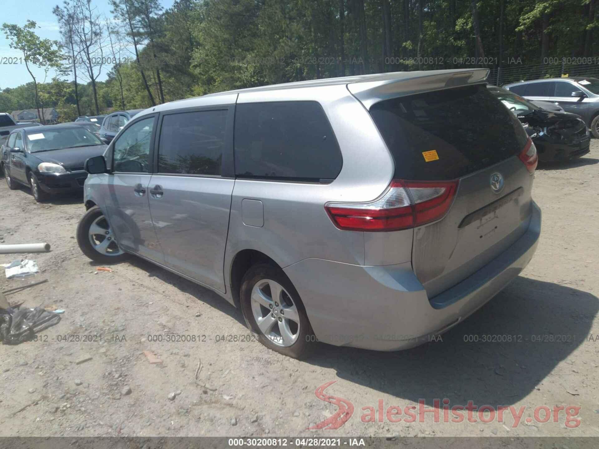 5TDZK3DC8GS707183 2016 TOYOTA SIENNA