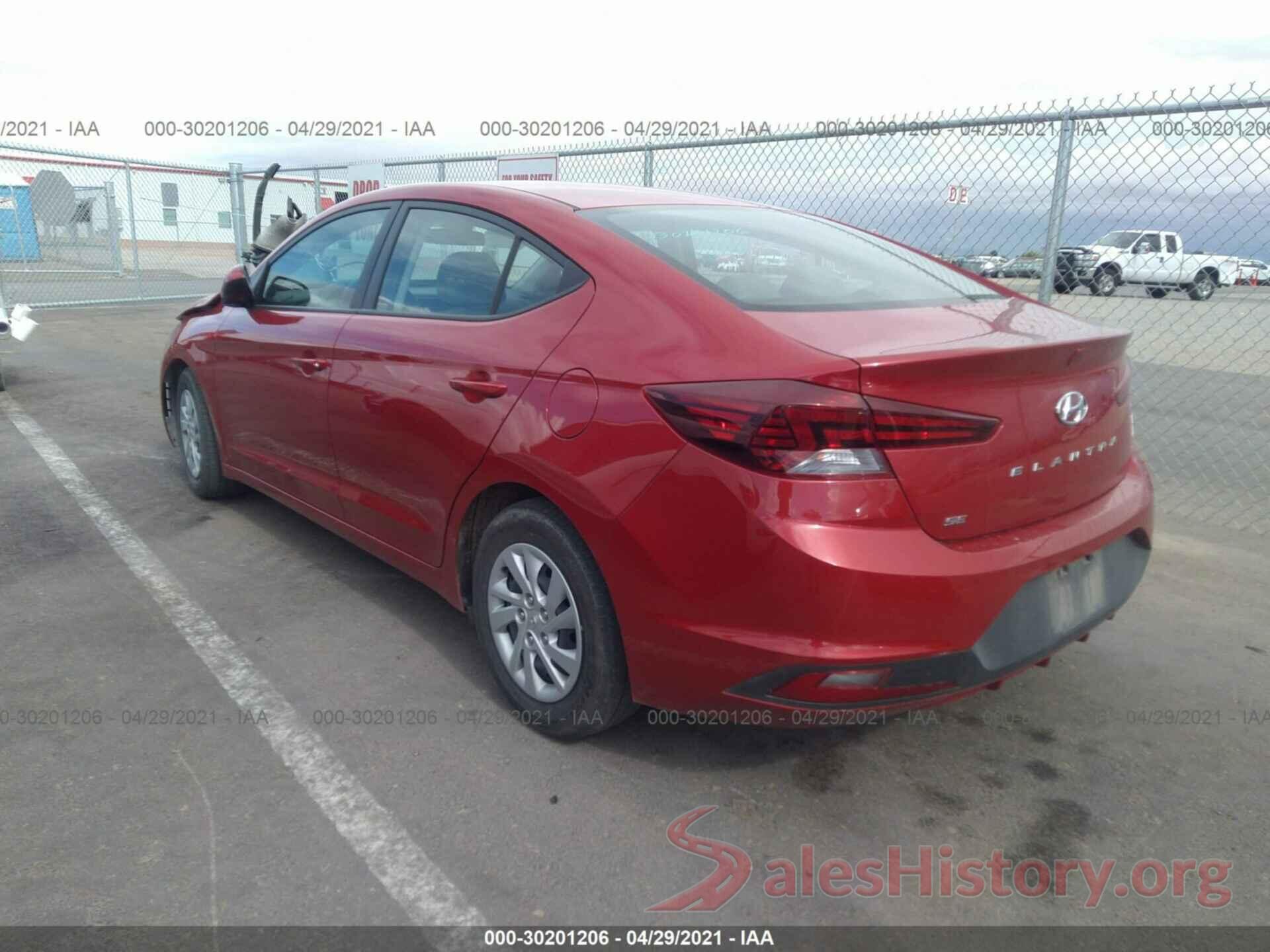 5NPD74LF2LH505355 2020 HYUNDAI ELANTRA