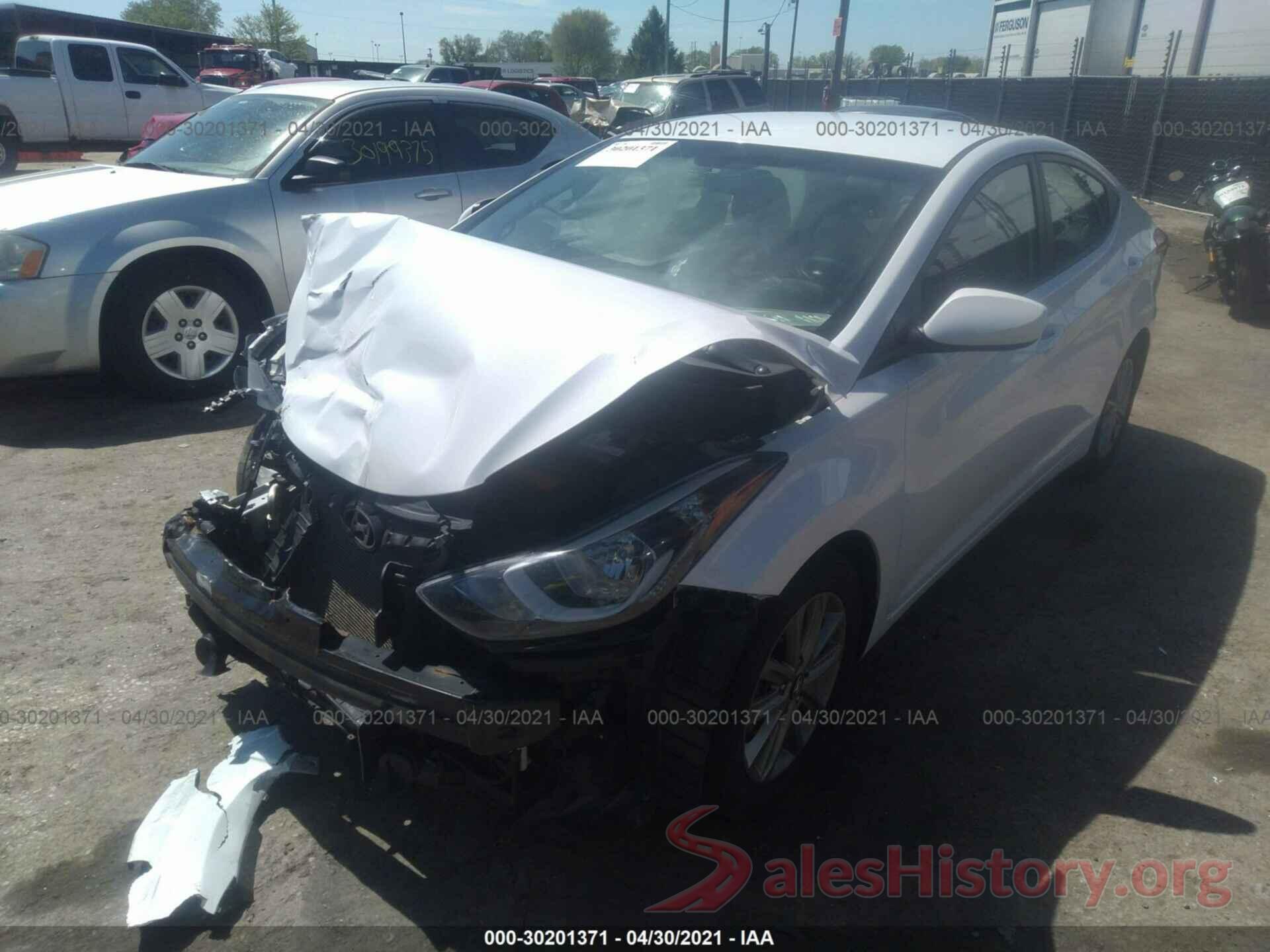 5NPDH4AE5GH653447 2016 HYUNDAI ELANTRA