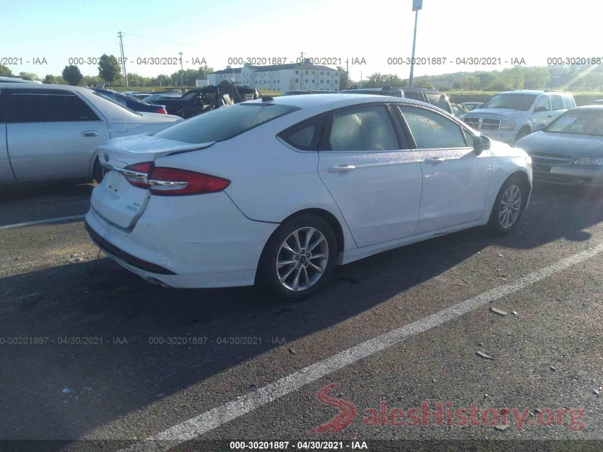 3FA6P0HD5HR260117 2017 FORD FUSION