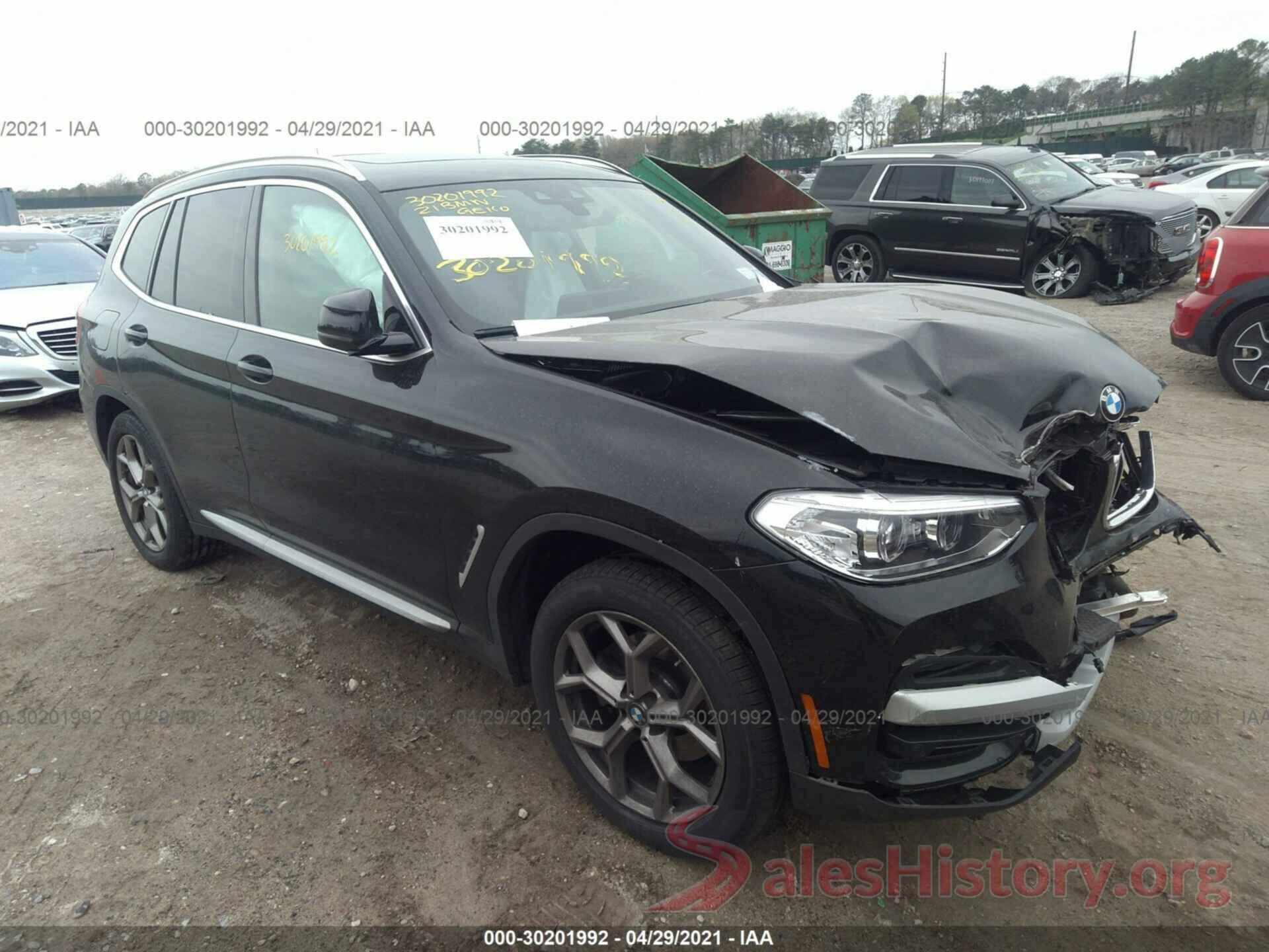 5UXTY5C01M9F50504 2021 BMW X3