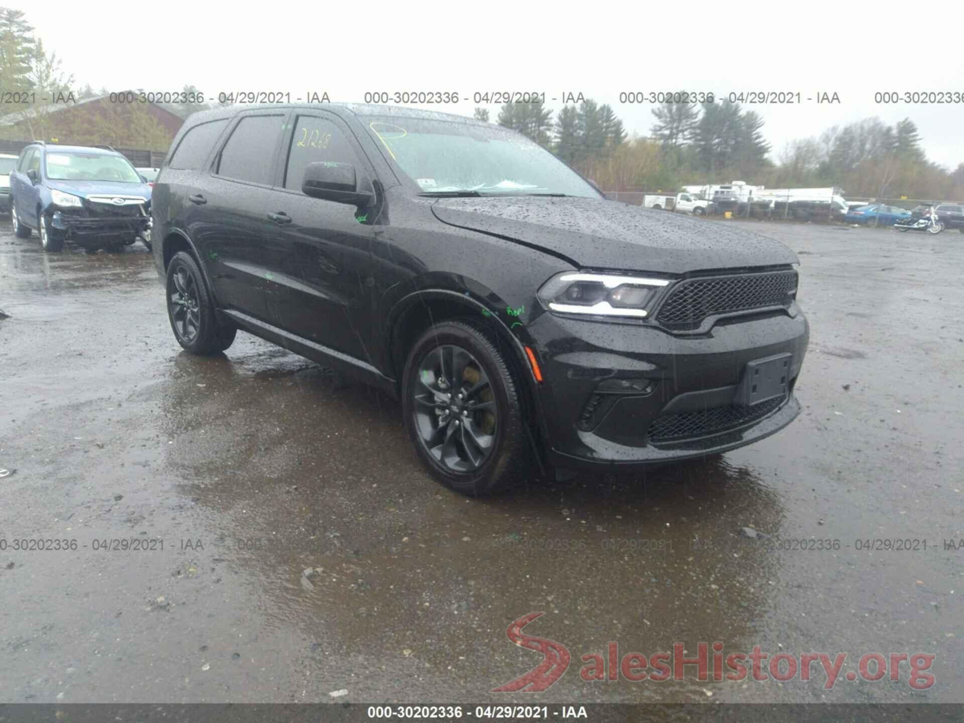 1C4RDJAG3MC523434 2021 DODGE DURANGO