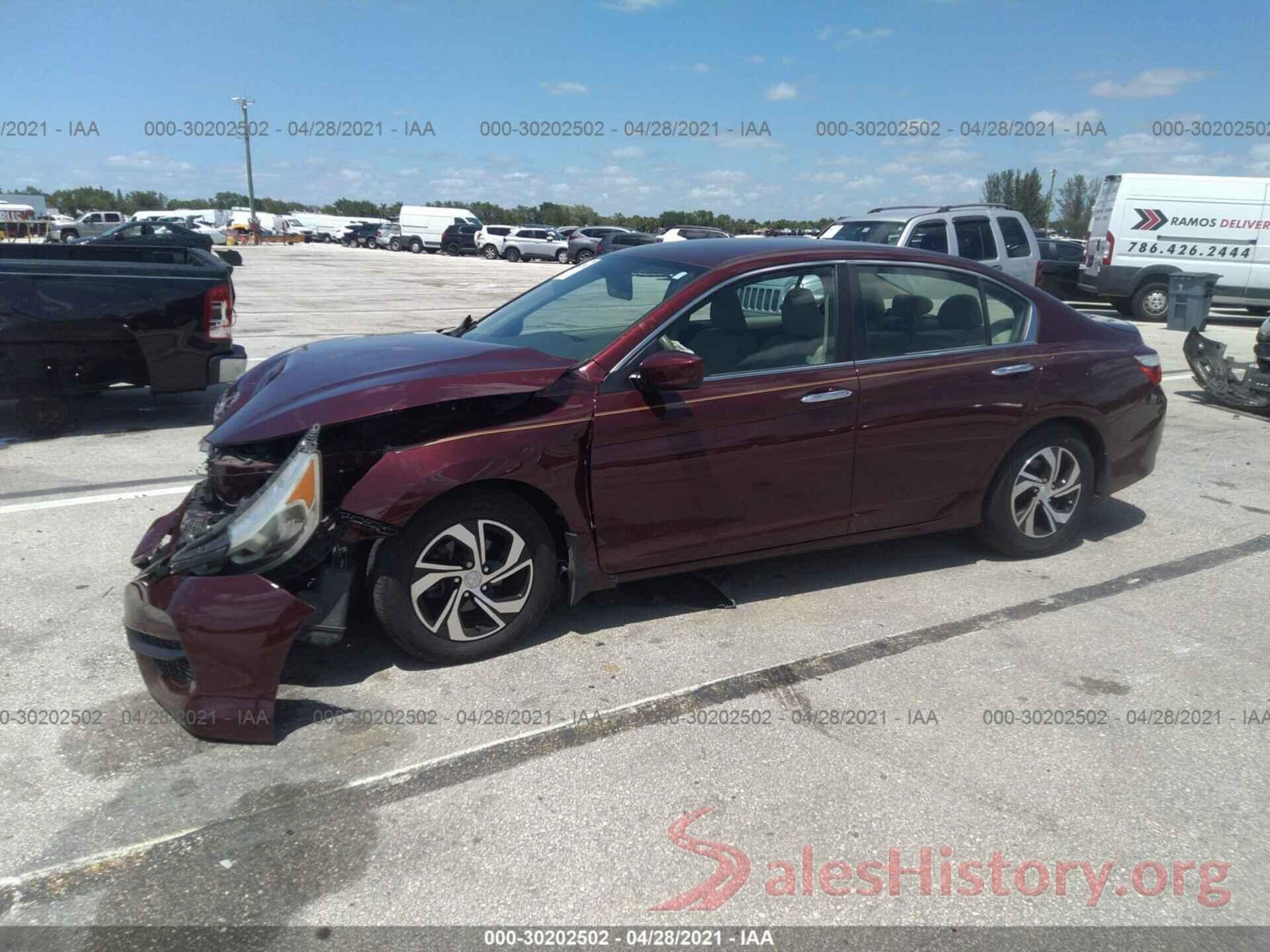 1HGCR2F38HA003476 2017 HONDA ACCORD SEDAN